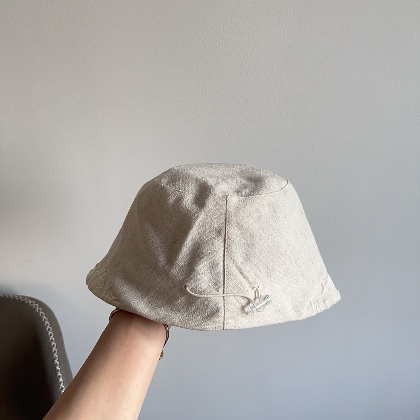 💛配防尘袋【CHANEL香奈儿】2025新款棉麻不规则渔夫帽，🔆百搭日常款～出街必备