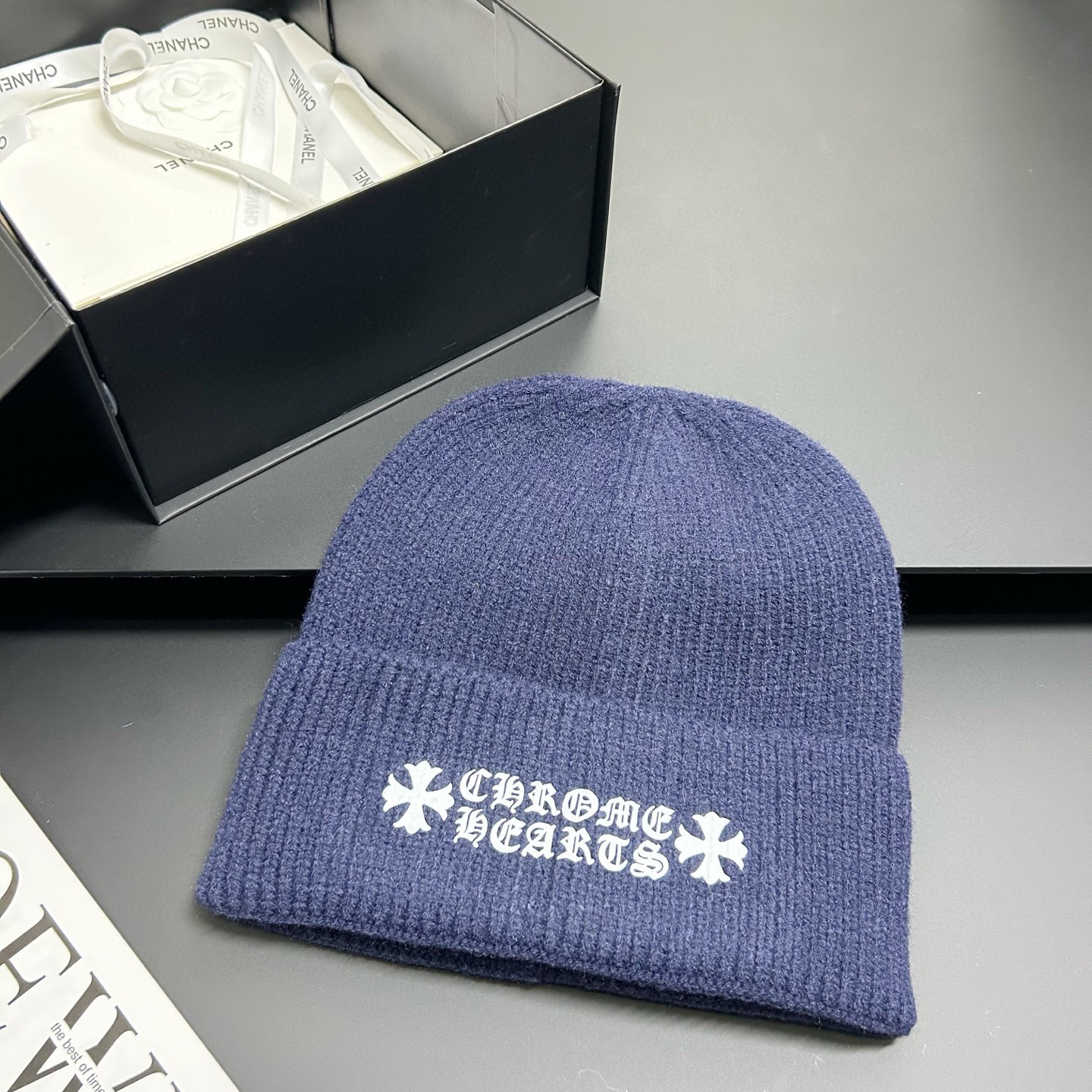 💛配防尘袋。【克罗心】2025新款小香风针织毛线帽，软乎乎～保暖款