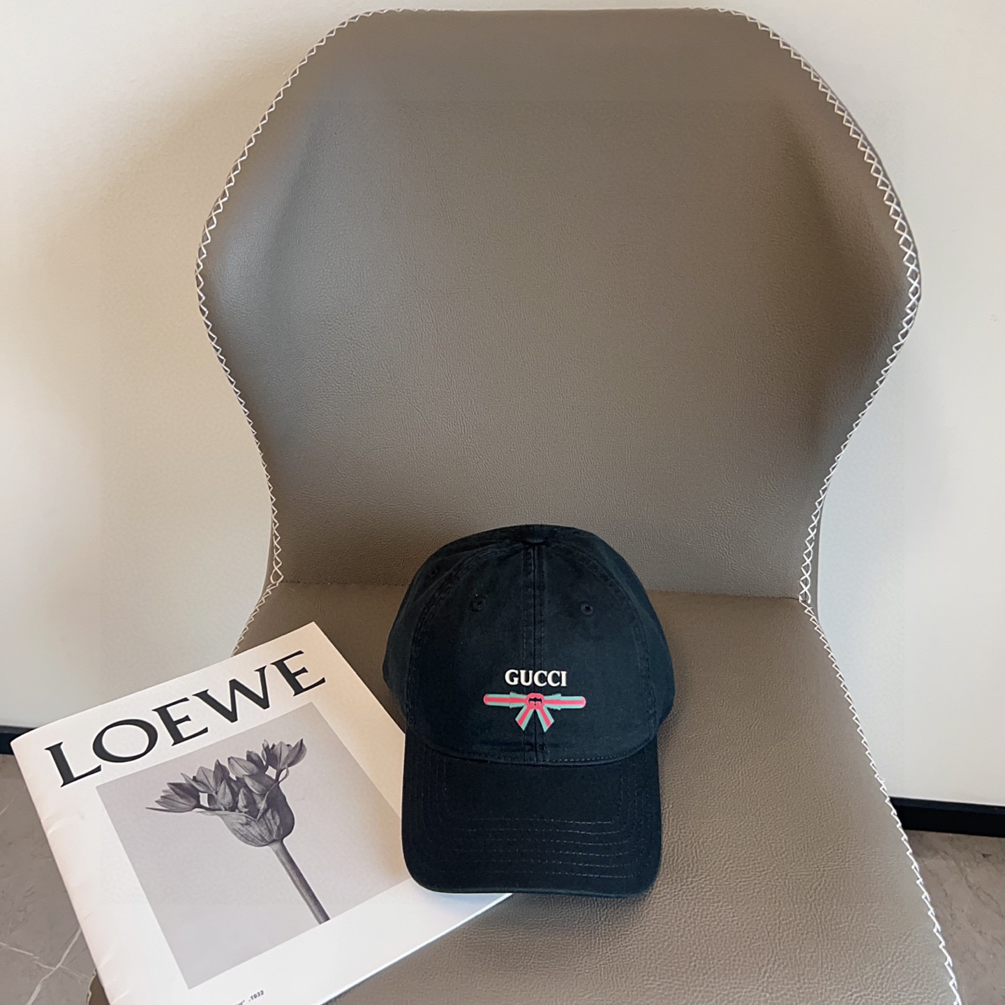 💛配防尘袋。【GUCCI古驰】2025新款简约大牌棒球帽，经典款，男女通用