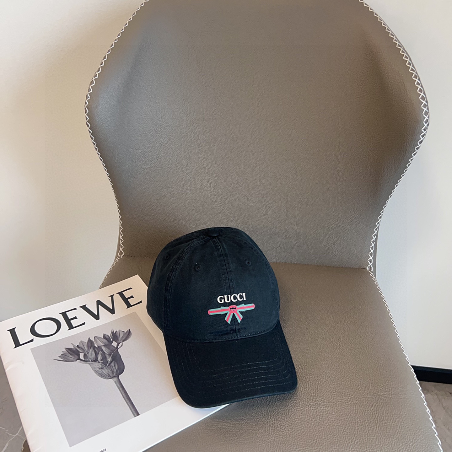 💛配防尘袋。【GUCCI古驰】2025新款简约大牌棒球帽，经典款，男女通用