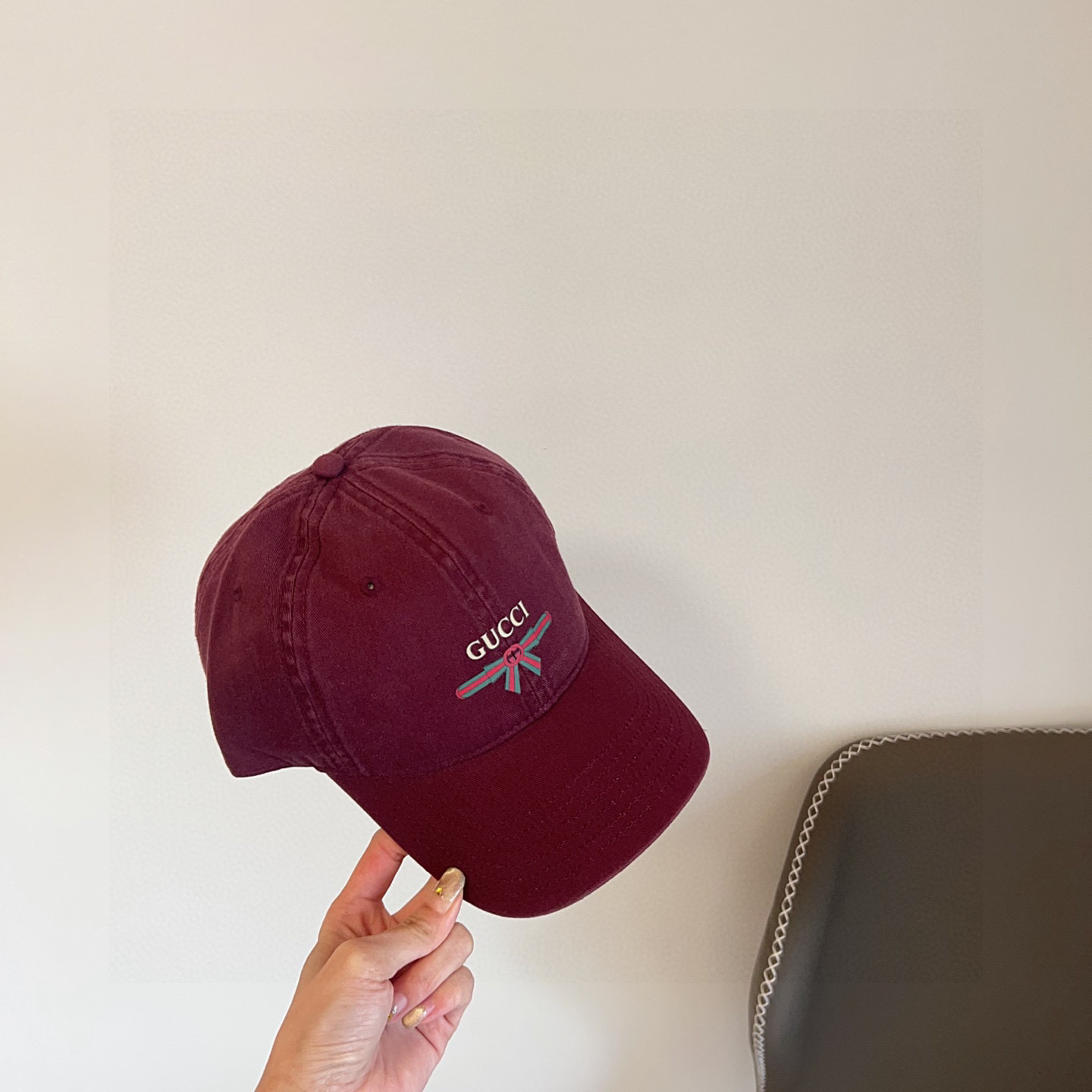 💛配防尘袋。【GUCCI古驰】2025新款简约大牌棒球帽，经典款，男女通用