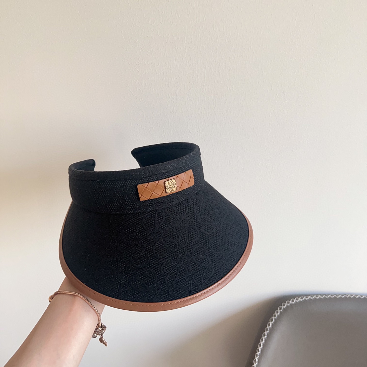 💛配防尘袋 【LOEWE罗意威】2025新款男女款大牌遮阳帽空顶帽，🔆遮阳百搭～休闲出街神器