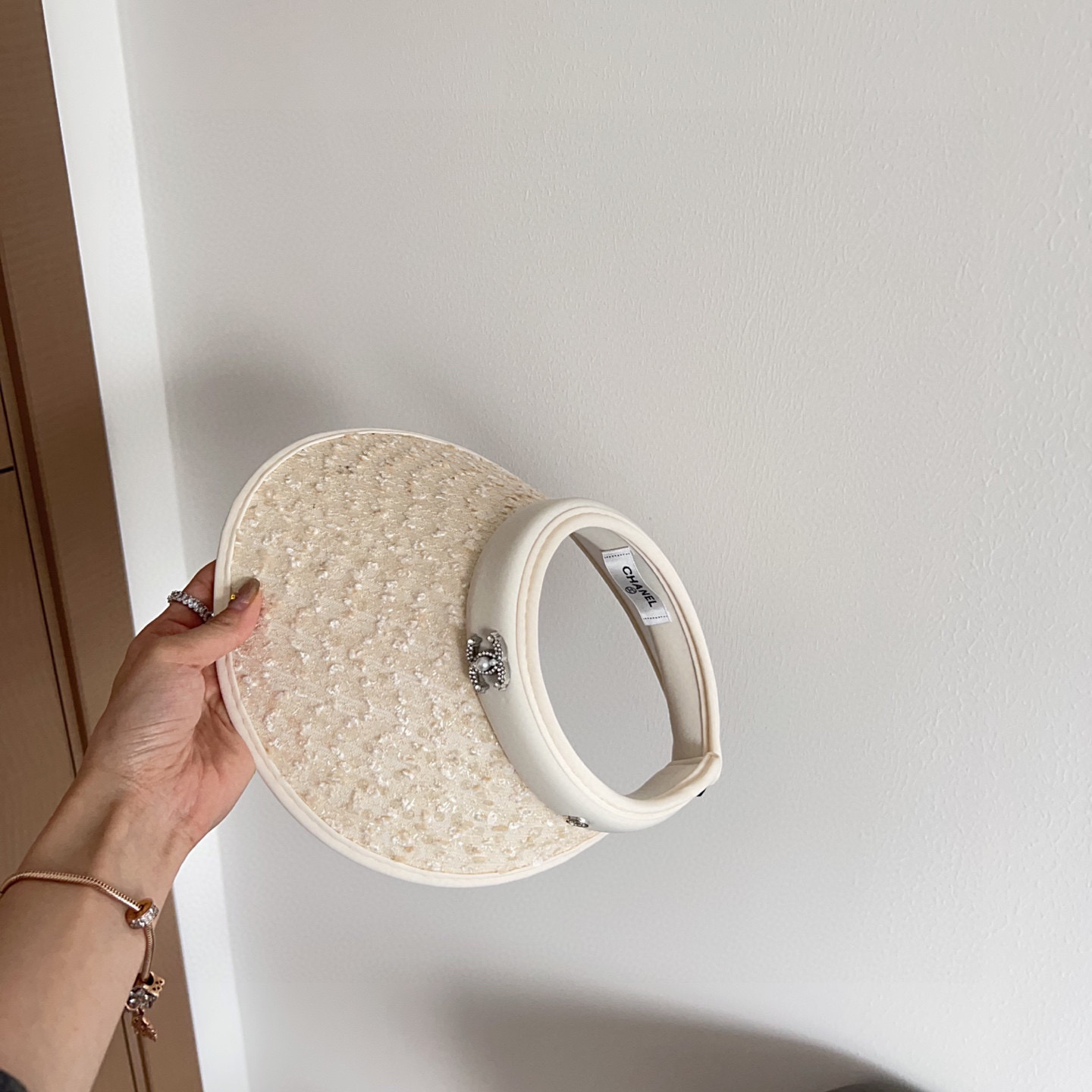 💛配防尘袋 【CHANEL香奈儿】2025新款独家款小香亮片遮阳帽空顶帽，🔆遮阳百搭～休闲出街神器