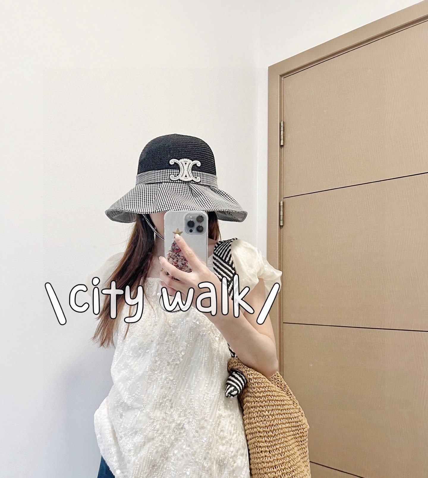 NO:364166,Special dust bag [CELINE] 2025 new plaid sun-shading vacation style fisherman hat, versatile and daily style~ must-have hats when going out of the street, fisherman hat baseball hat knit hat, hat, celine, celine, espadrilles, hats特配防尘袋【CELINE赛琳】2025新款格纹遮阳度假风渔夫帽,百搭日常款～出街必备帽子渔夫帽棒球帽针织帽,帽子,celine,celine,espadrilles,hats,hat