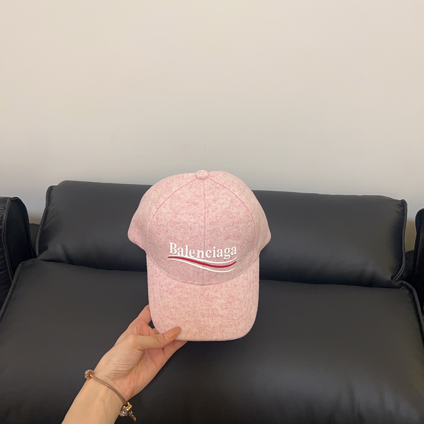 💛配防尘袋。【balenciaga 巴黎世家】2025秋冬新款羊绒棒球帽，男女款大牌出街～日常搭配