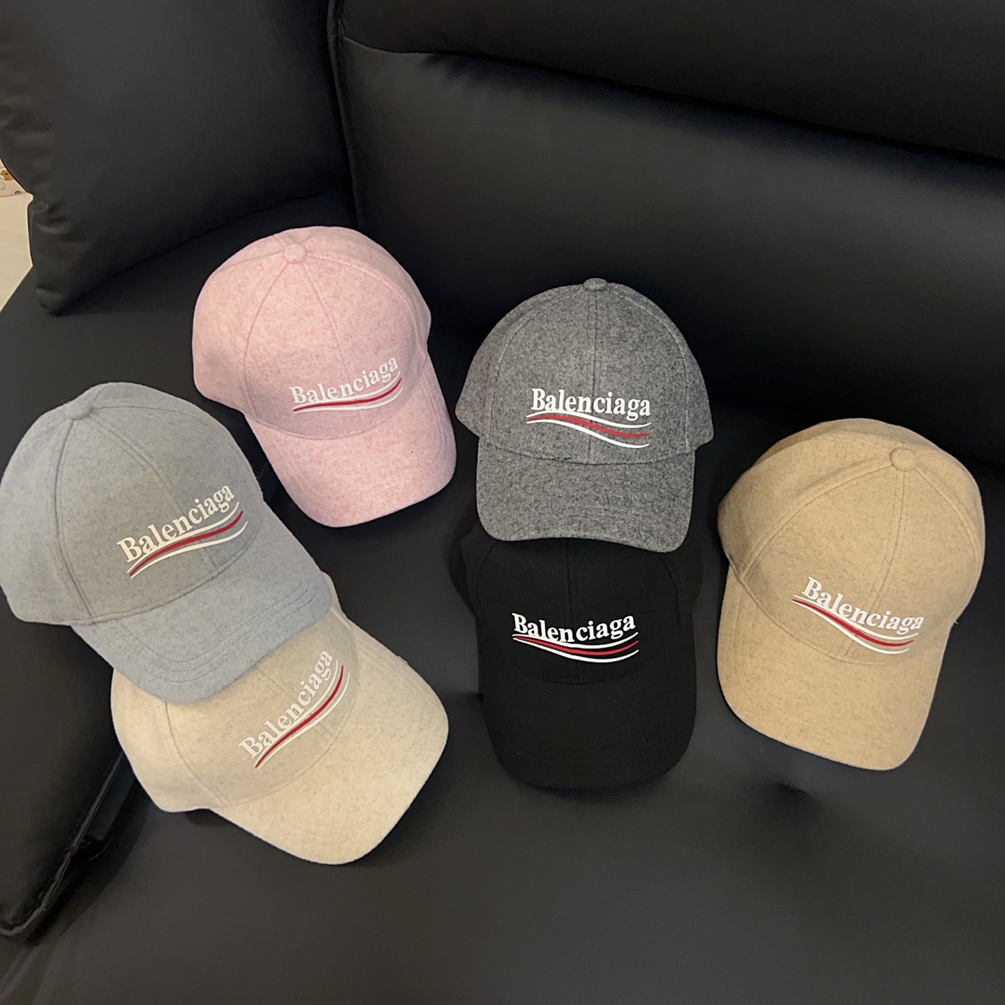 💛配防尘袋。【balenciaga 巴黎世家】2025秋冬新款羊绒棒球帽，男女款大牌出街～日常搭配