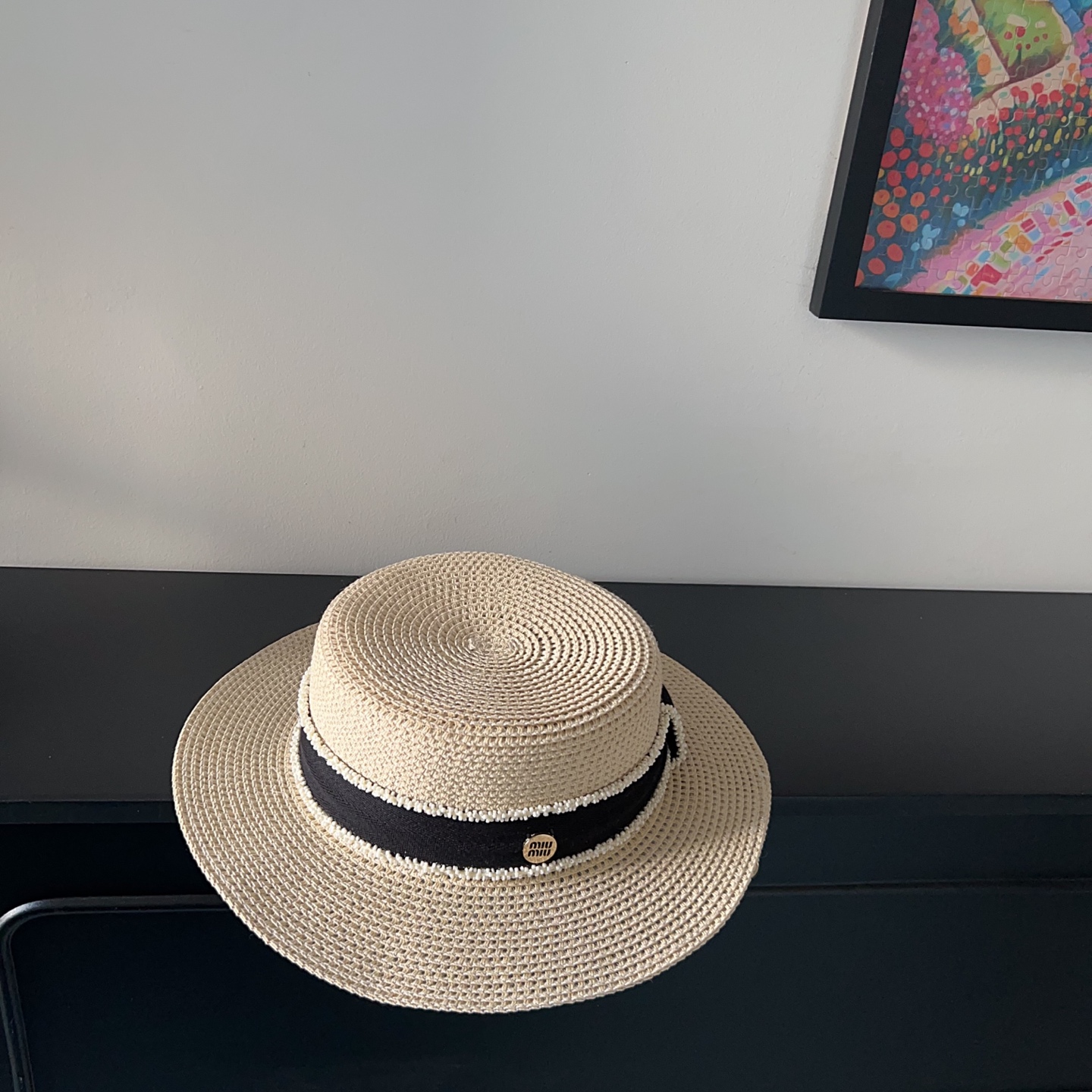 NO:365044,Special offer with dust bag. [MIUMIUMIU] 2025 new big brand webbing vacation sunbasin hat straw hat, traveling single product hat fisherman hat baseball hat knit hat, hat, miumiu, espadrilles, hats特价配防尘袋.【MIUMIU缪缪】2025新款大牌织带度假遮阳盆帽草帽,出街旅行单品帽子渔夫帽棒球帽针织帽,帽子,miumiu,espadrilles,hats,hat