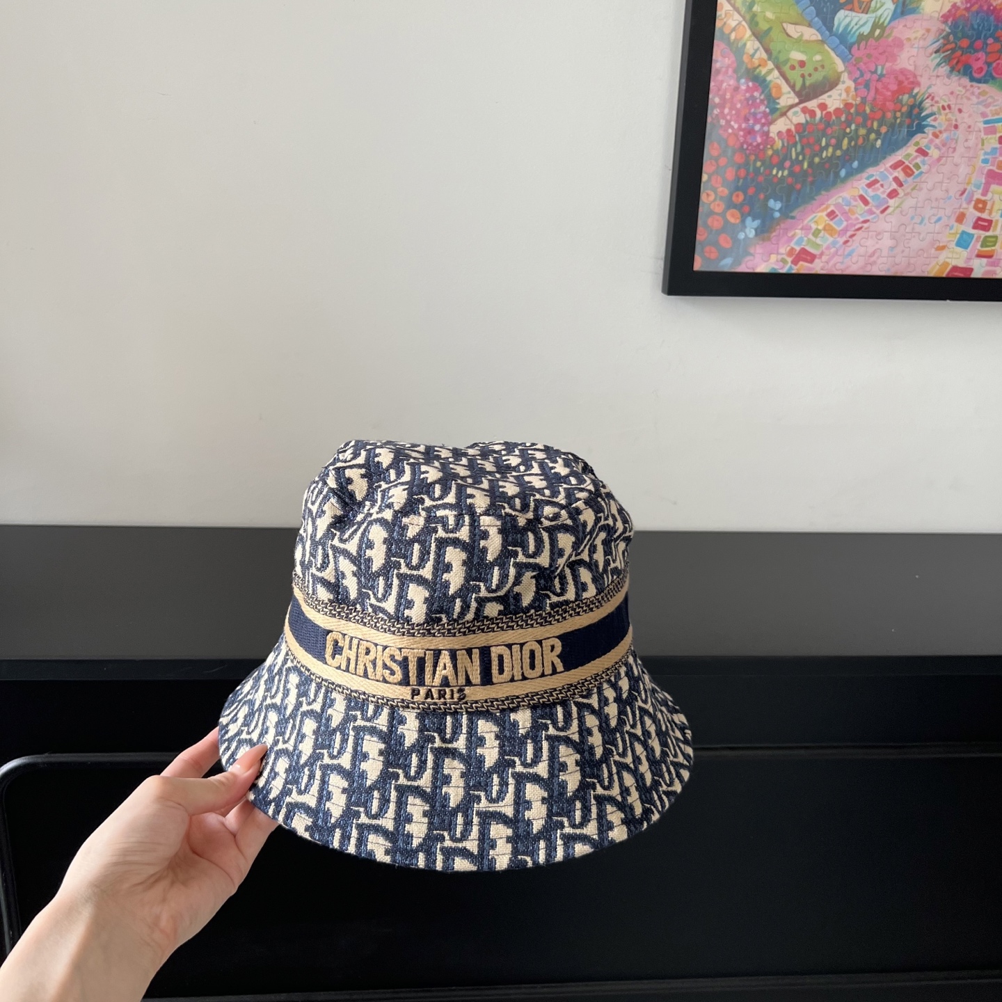 💛配防尘袋【DIOR迪奥】2025新款专柜大牌男女款简约渔夫帽，🔆百搭日常款～出街必备