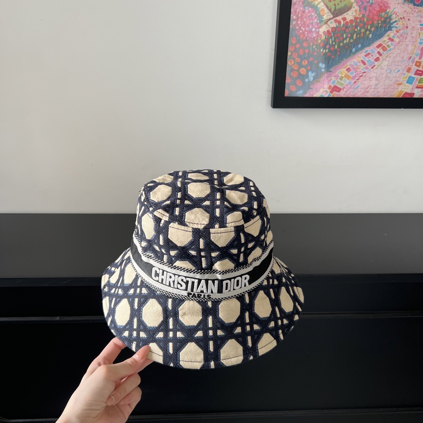 💛配防尘袋【DIOR迪奥】2025新款专柜大牌男女款简约渔夫帽，🔆百搭日常款～出街必备
