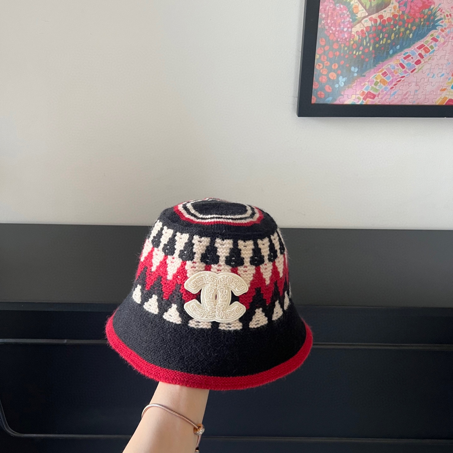 💛配防尘袋【CHANEL香奈儿】2025秋冬新款小香风渔夫帽独特设计～复古文艺的一款