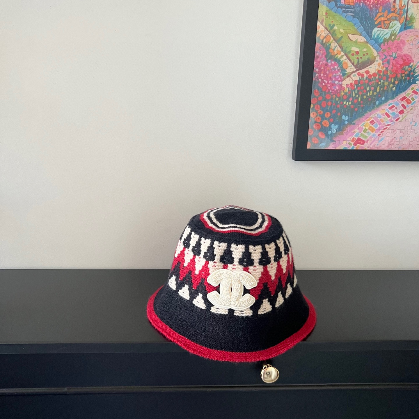 💛配防尘袋【CHANEL香奈儿】2025秋冬新款小香风渔夫帽独特设计～复古文艺的一款