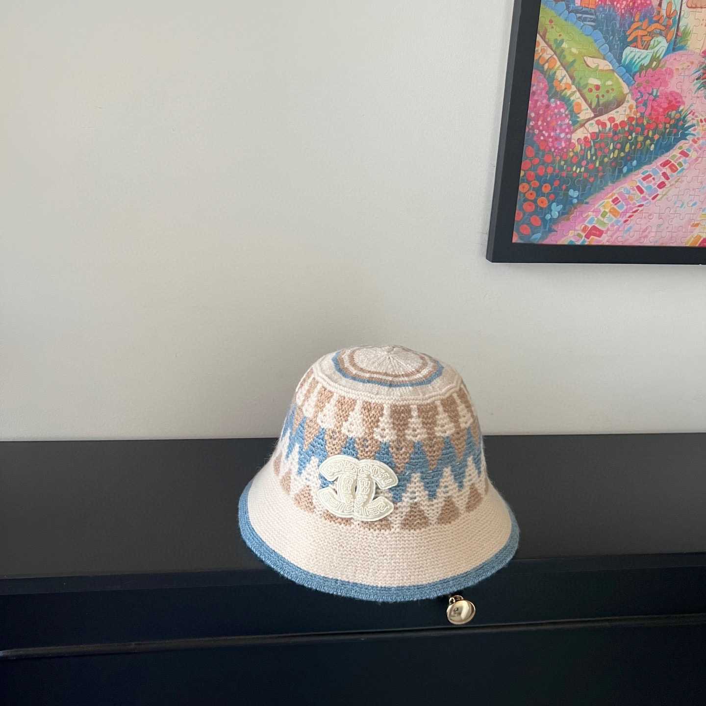 💛配防尘袋【CHANEL香奈儿】2025秋冬新款小香风渔夫帽独特设计～复古文艺的一款
