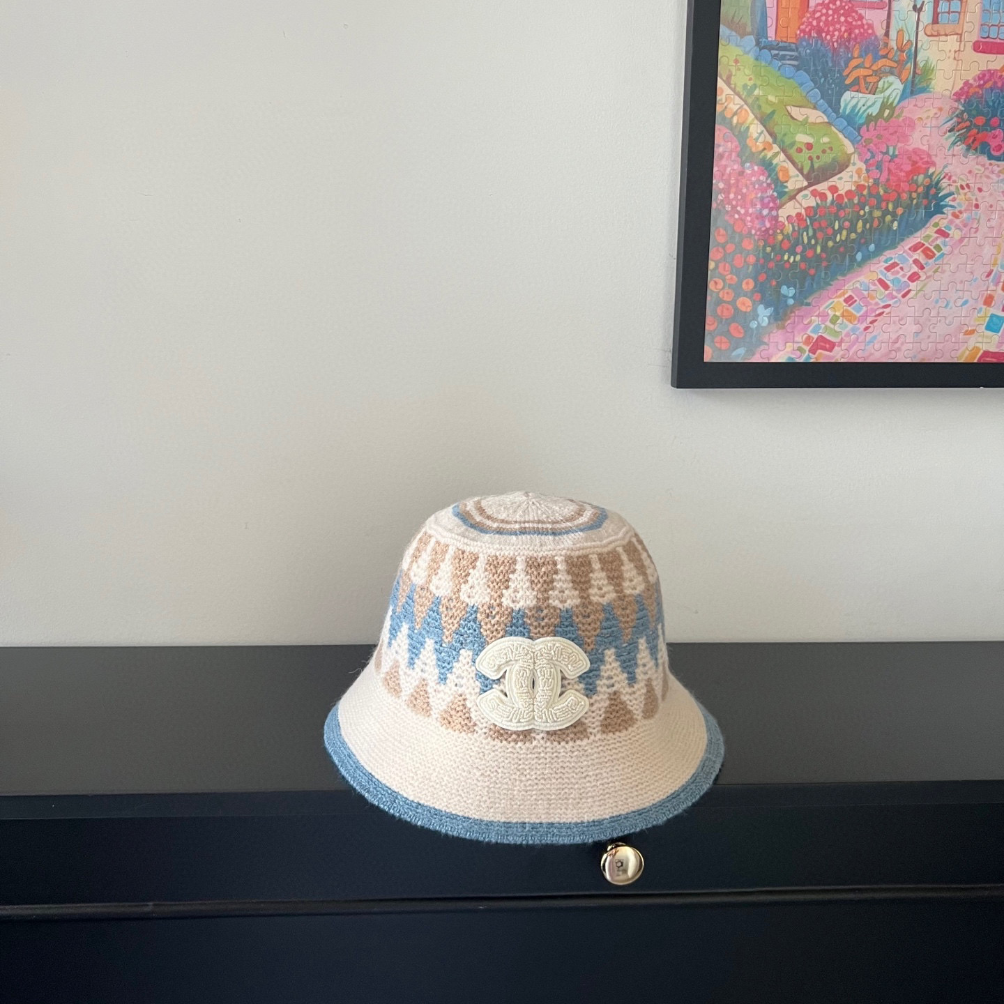 💛配防尘袋【CHANEL香奈儿】2025秋冬新款小香风渔夫帽独特设计～复古文艺的一款