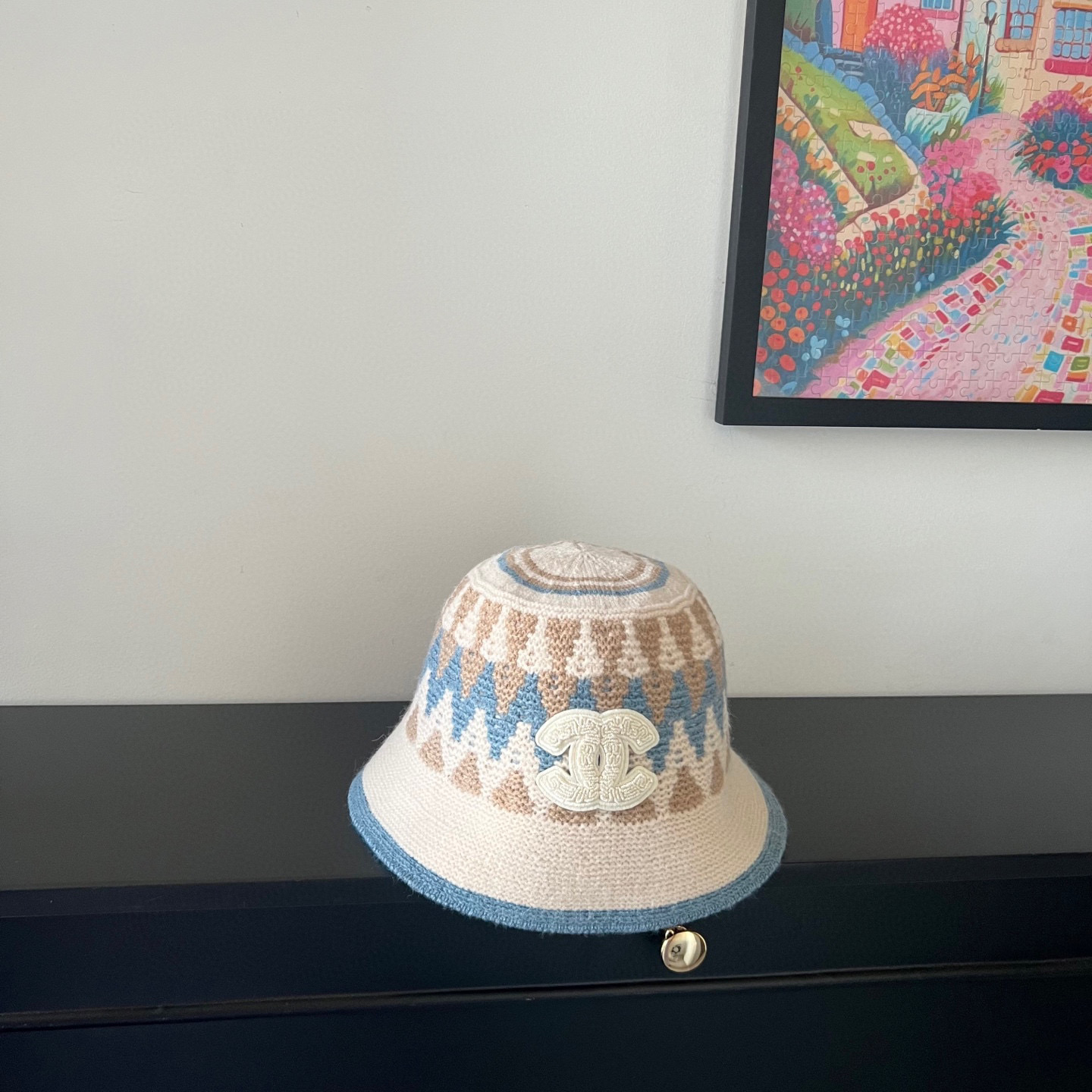 💛配防尘袋【CHANEL香奈儿】2025秋冬新款小香风渔夫帽独特设计～复古文艺的一款