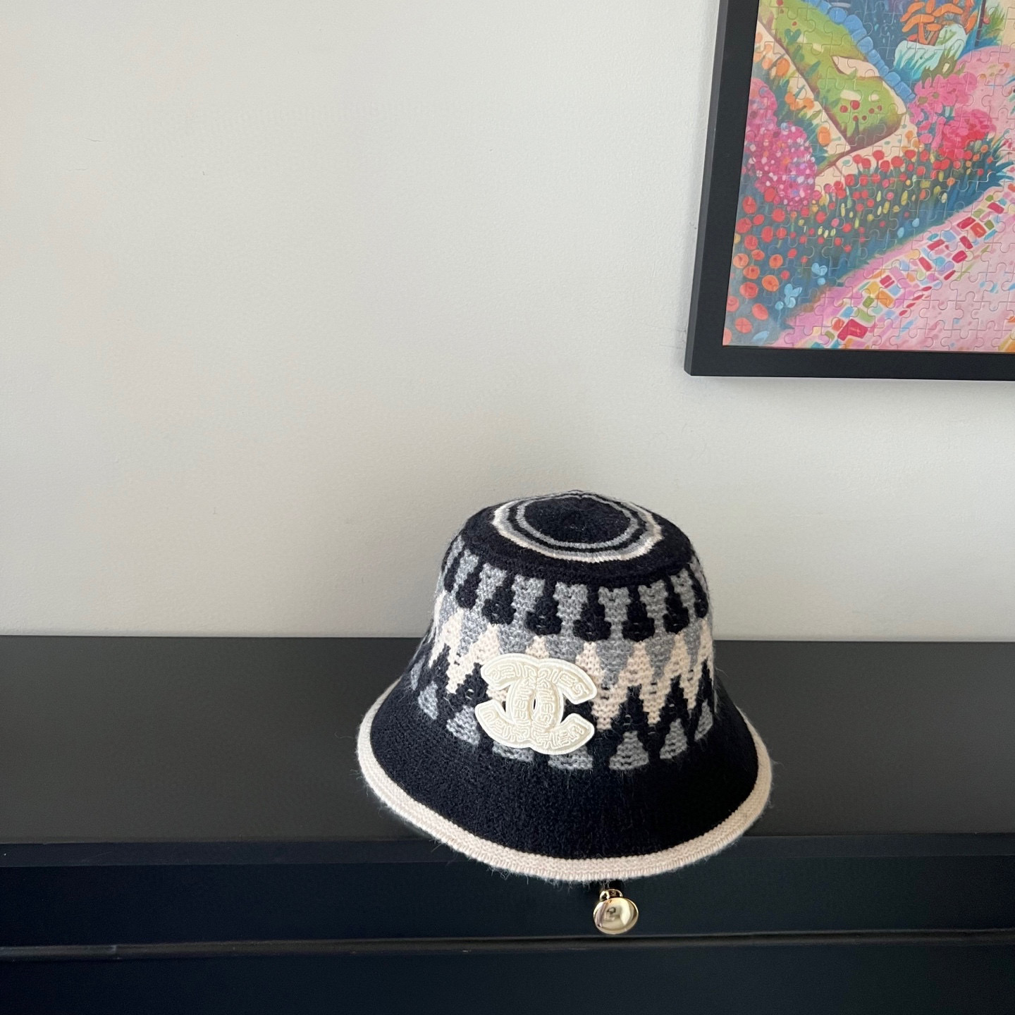 💛配防尘袋【CHANEL香奈儿】2025秋冬新款小香风渔夫帽独特设计～复古文艺的一款