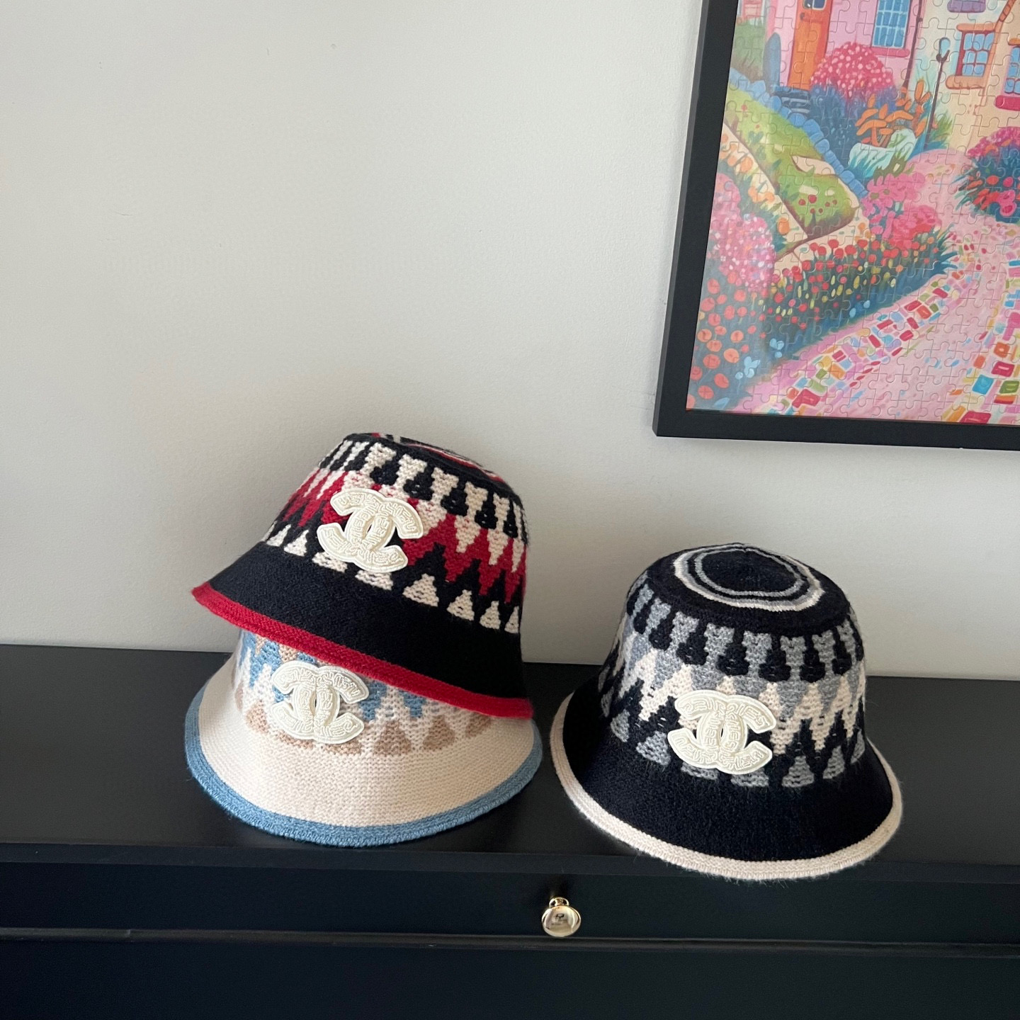 💛配防尘袋【CHANEL香奈儿】2025秋冬新款小香风渔夫帽独特设计～复古文艺的一款