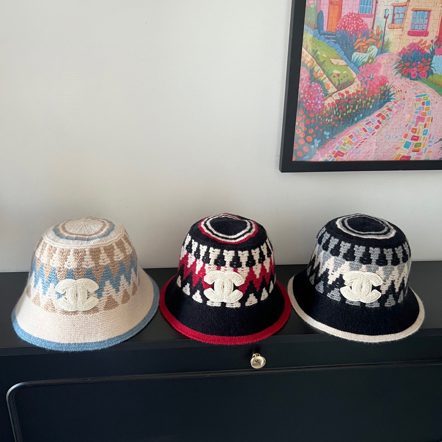 💛配防尘袋【CHANEL香奈儿】2025秋冬新款小香风渔夫帽独特设计～复古文艺的一款