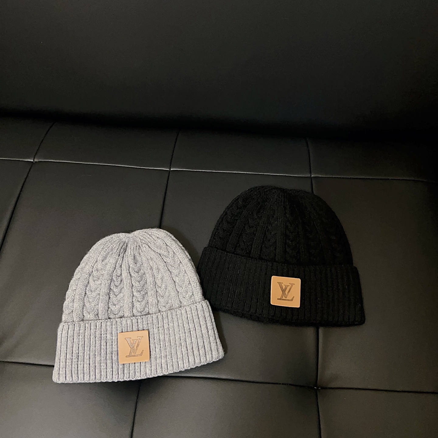 💛配防尘袋。【lv 路易威登】2025新款大牌麻花针织毛线帽，男女款～时尚简约#保暖款