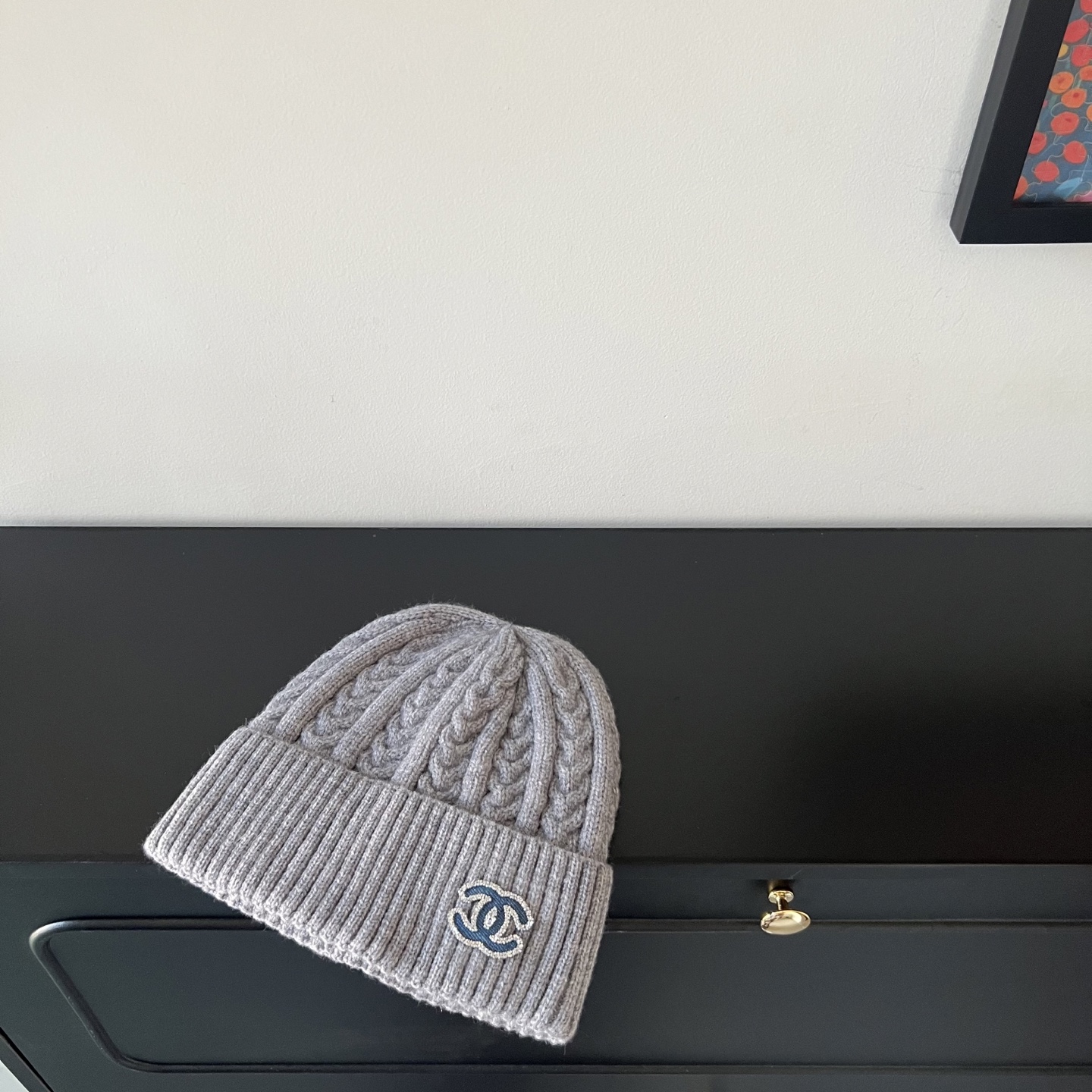 💛配防尘袋。【CHANEL香奈儿】2025新款小香风麻花针织毛线帽，独家新款～韩版针织单品
