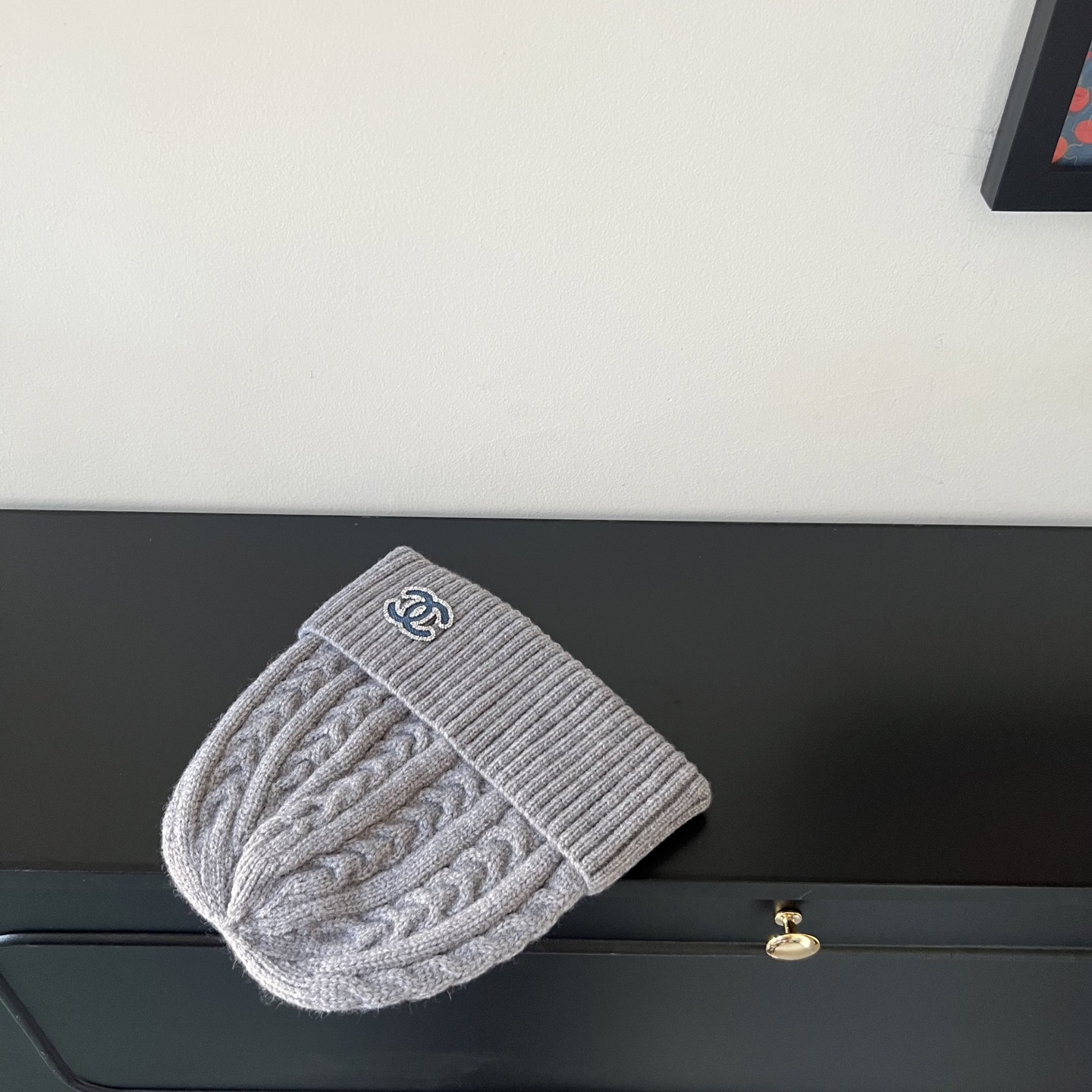 💛配防尘袋。【CHANEL香奈儿】2025新款小香风麻花针织毛线帽，独家新款～韩版针织单品