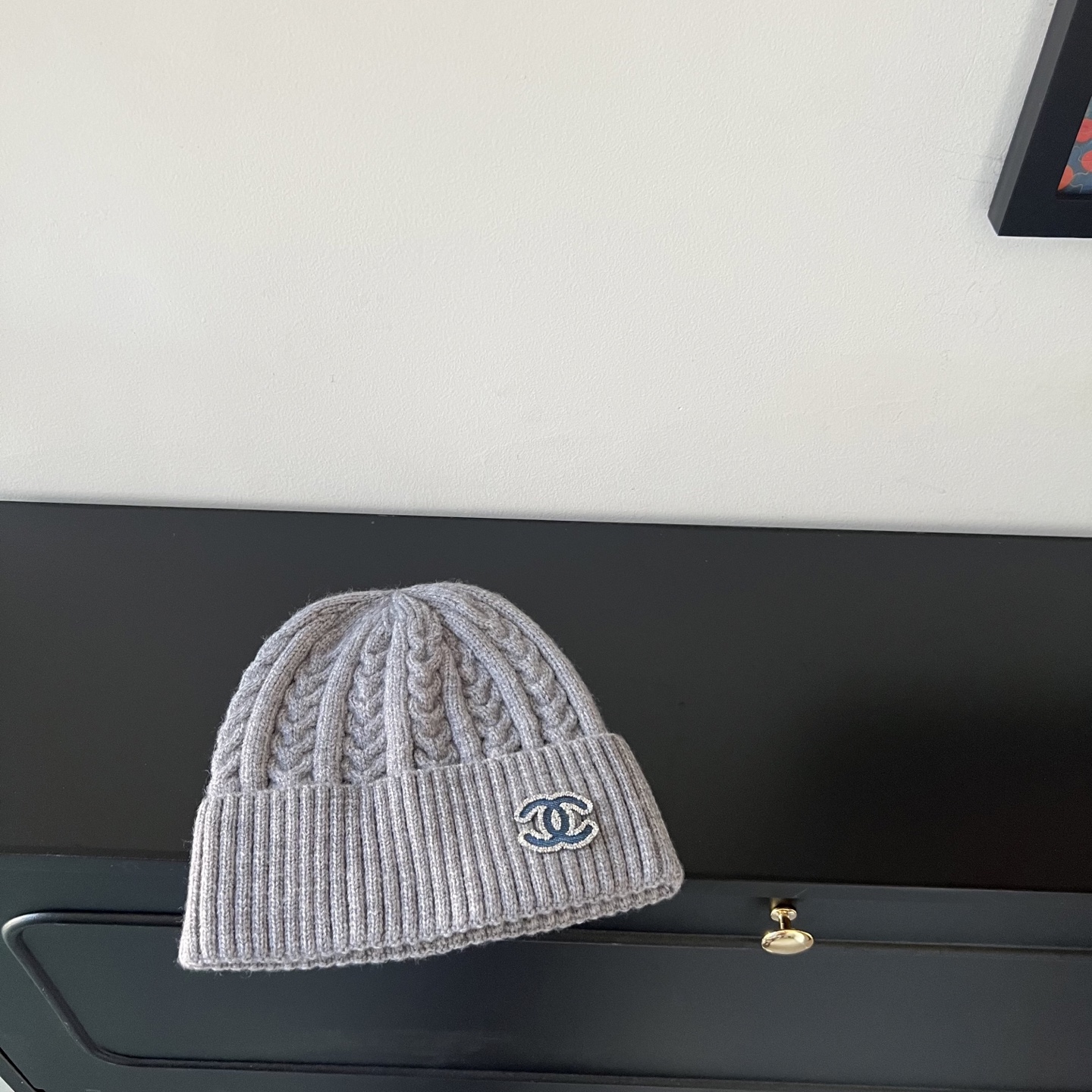 💛配防尘袋。【CHANEL香奈儿】2025新款小香风麻花针织毛线帽，独家新款～韩版针织单品
