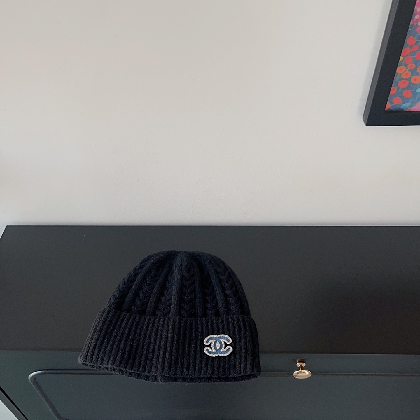 💛配防尘袋。【CHANEL香奈儿】2025新款小香风麻花针织毛线帽，独家新款～韩版针织单品