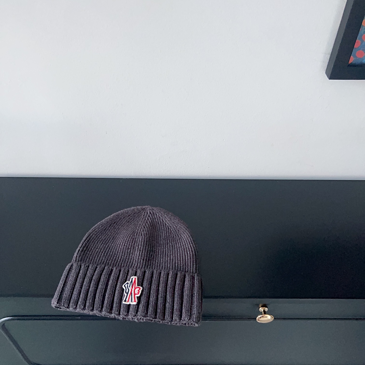 💛配防尘袋。【MONCLER蒙口】2025新款男女款针织毛线帽，独家新款～韩版单品