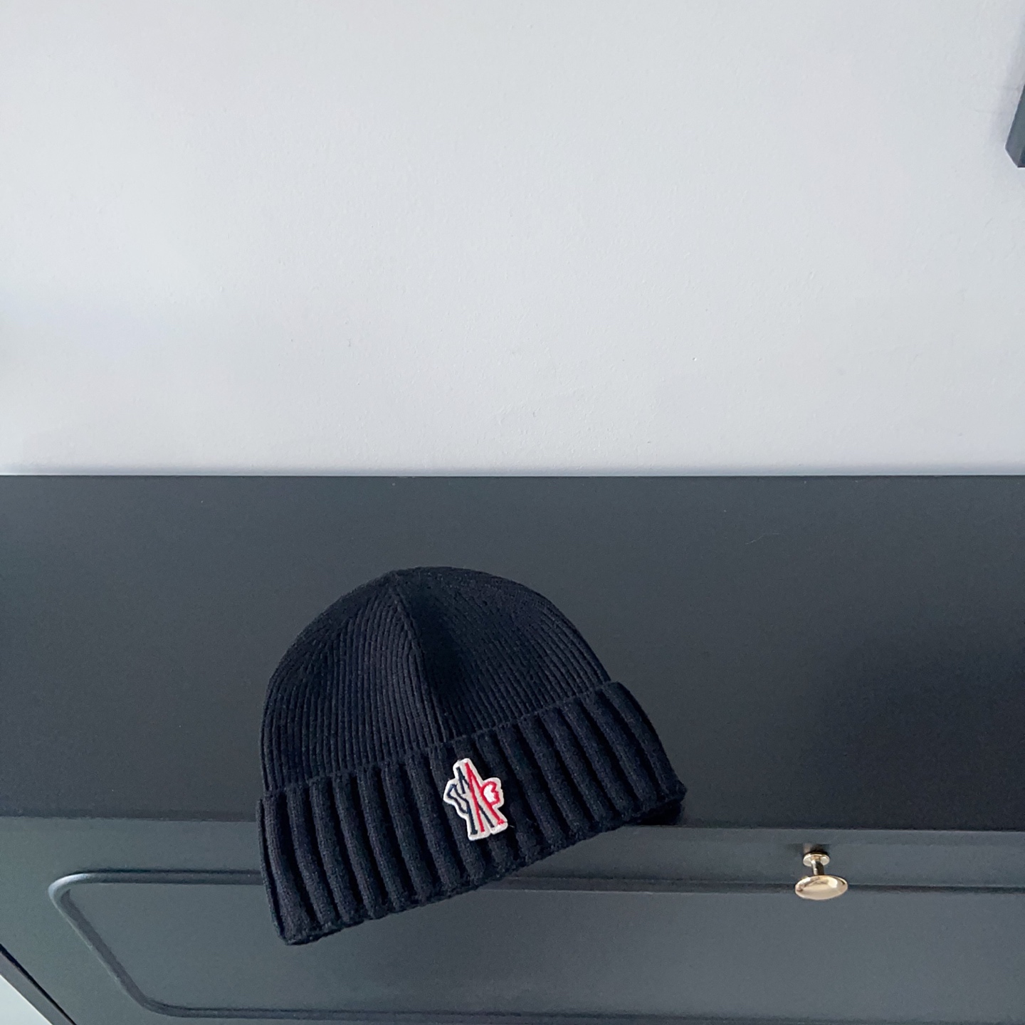 💛配防尘袋。【MONCLER蒙口】2025新款男女款针织毛线帽，独家新款～韩版单品