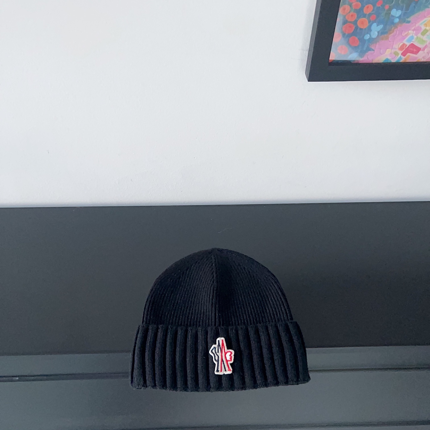 💛配防尘袋。【MONCLER蒙口】2025新款男女款针织毛线帽，独家新款～韩版单品