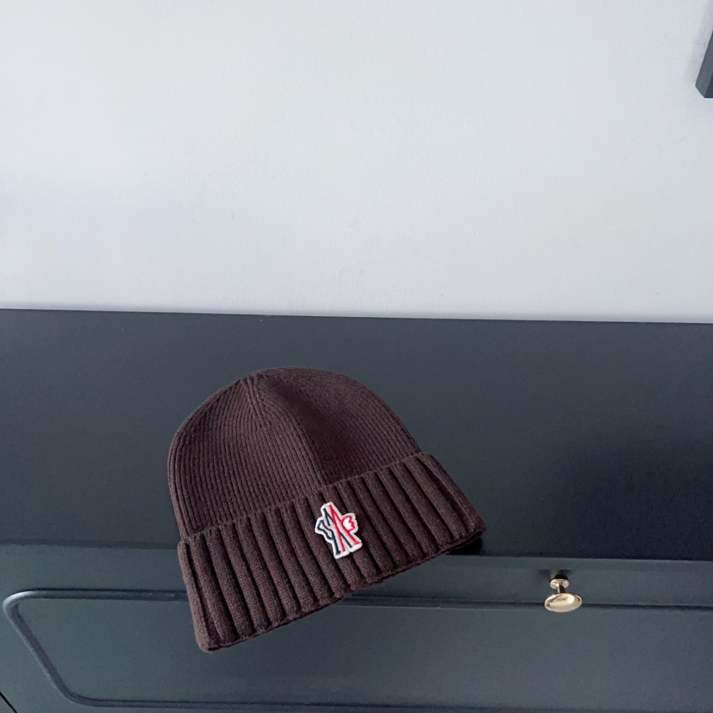 💛配防尘袋。【MONCLER蒙口】2025新款男女款针织毛线帽，独家新款～韩版单品