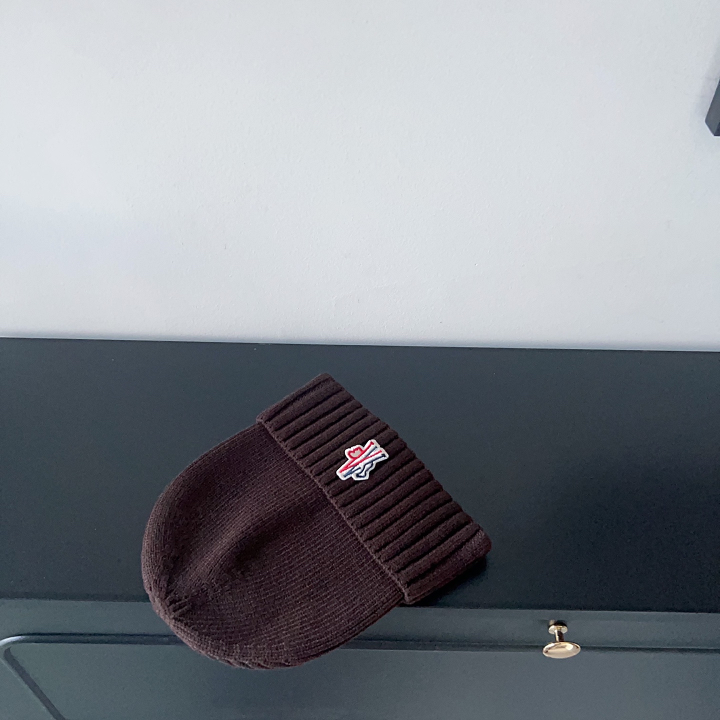 💛配防尘袋。【MONCLER蒙口】2025新款男女款针织毛线帽，独家新款～韩版单品