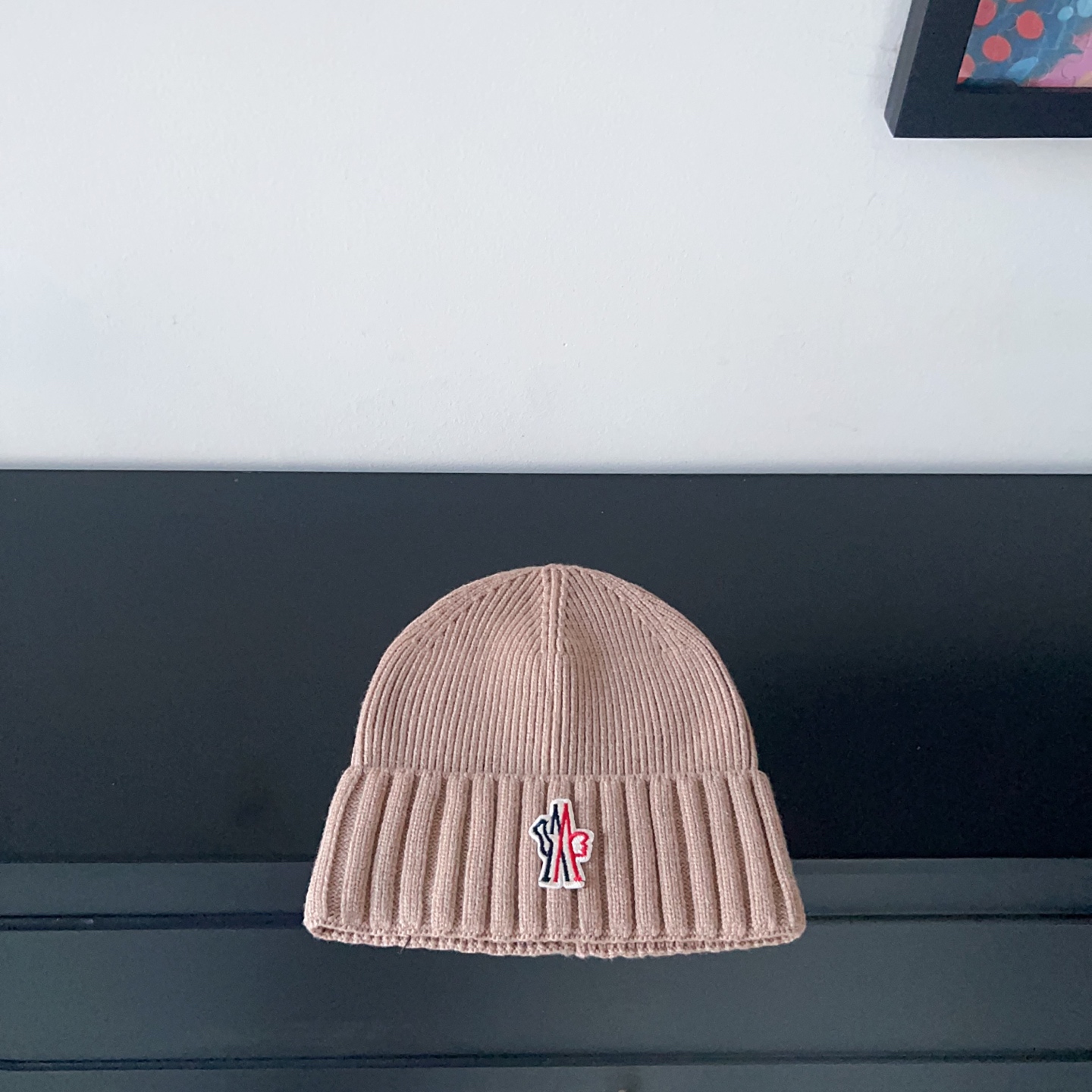 💛配防尘袋。【MONCLER蒙口】2025新款男女款针织毛线帽，独家新款～韩版单品