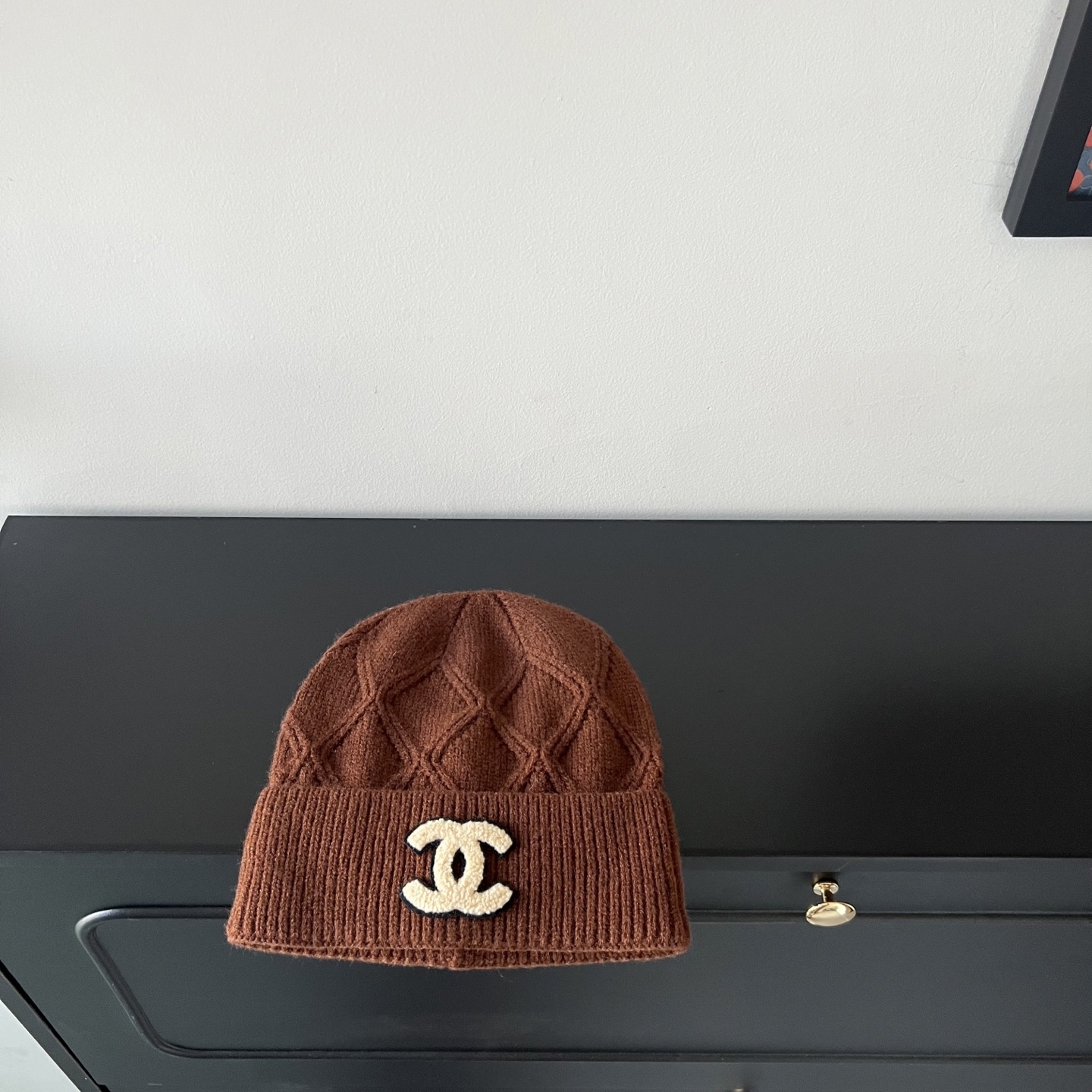 💛配防尘袋。【CHANEL香奈儿】2025新款男女款针织毛线帽，独家新款～韩版单品