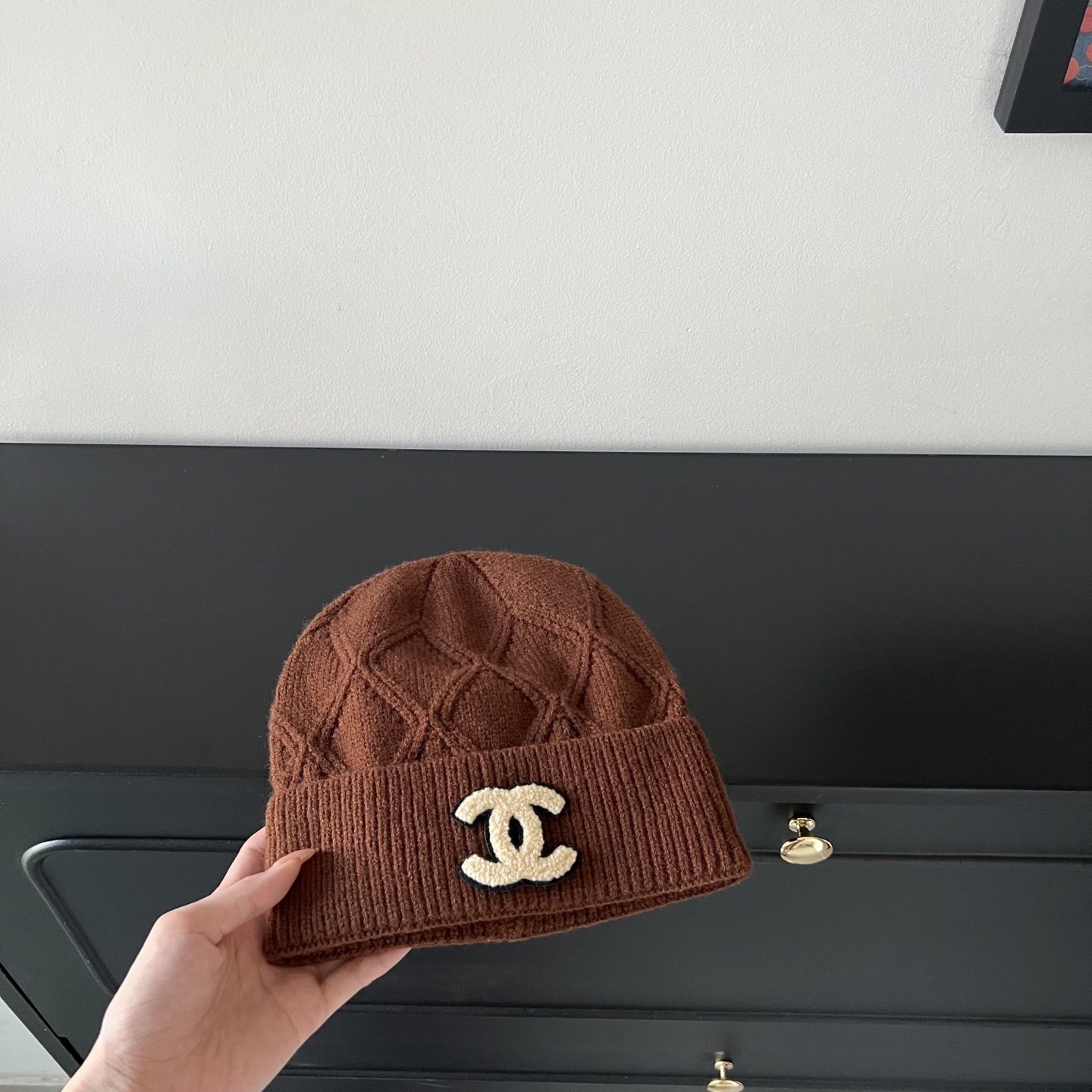 💛配防尘袋。【CHANEL香奈儿】2025新款男女款针织毛线帽，独家新款～韩版单品