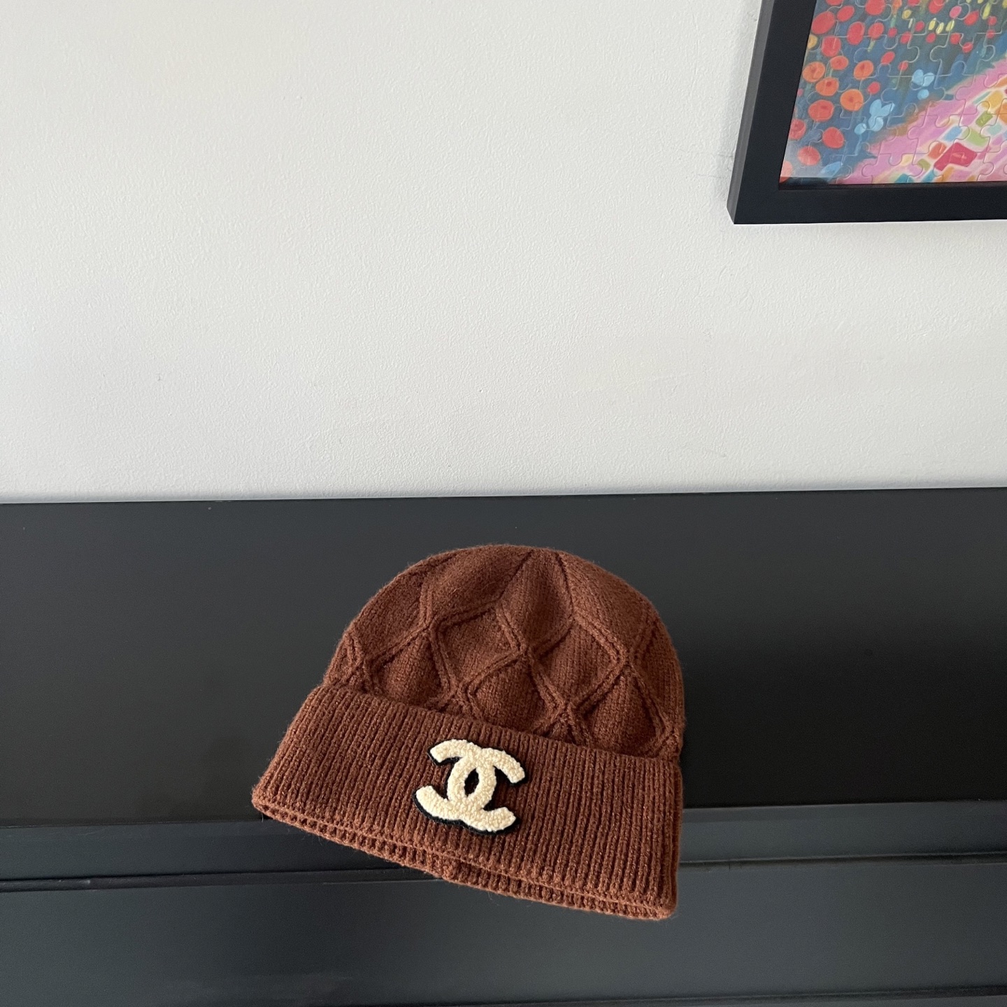 💛配防尘袋。【CHANEL香奈儿】2025新款男女款针织毛线帽，独家新款～韩版单品