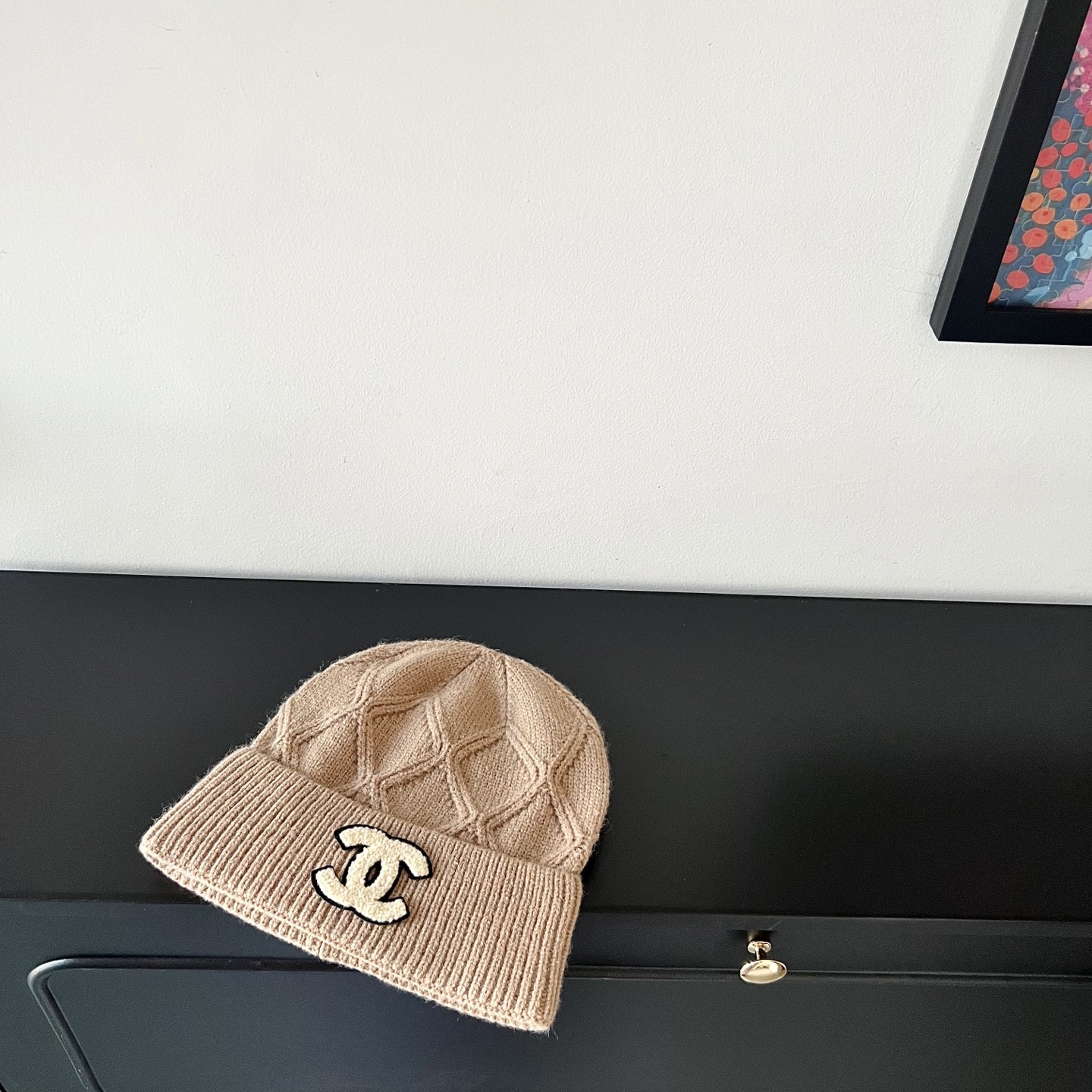 💛配防尘袋。【CHANEL香奈儿】2025新款男女款针织毛线帽，独家新款～韩版单品