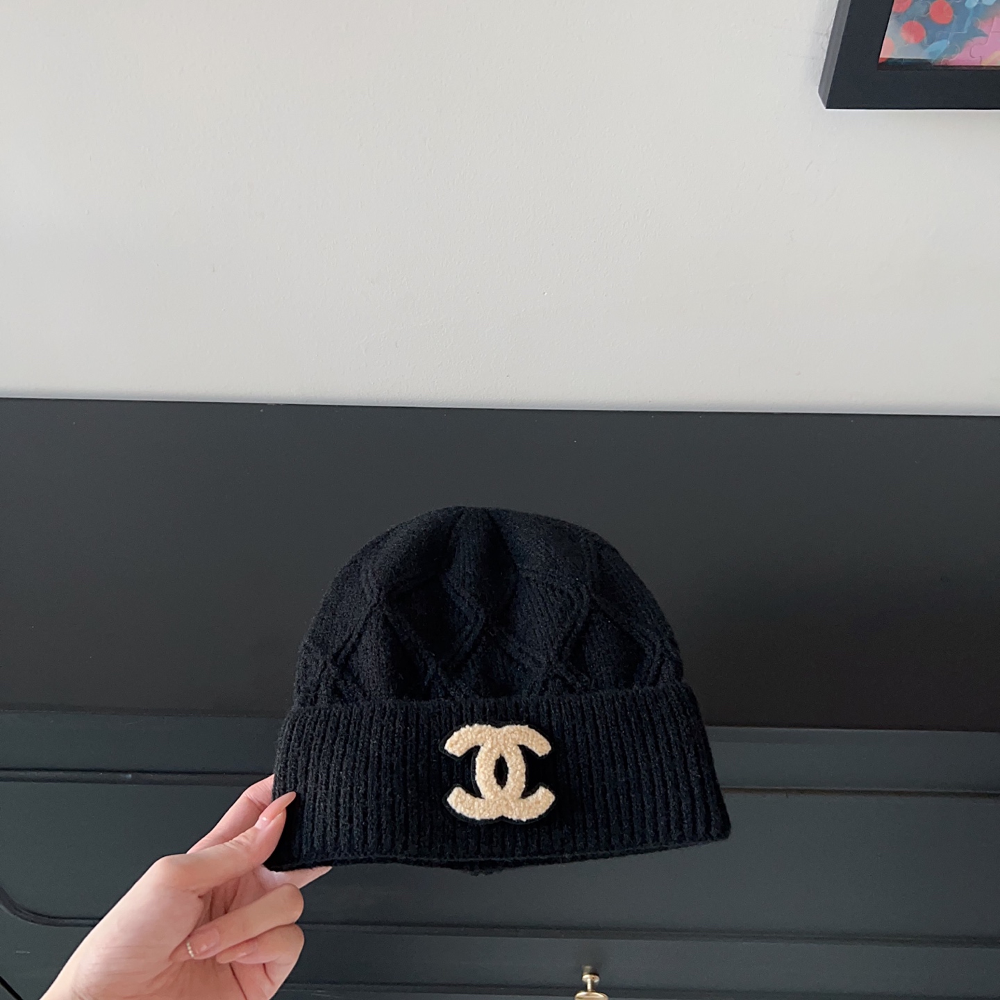 💛配防尘袋。【CHANEL香奈儿】2025新款男女款针织毛线帽，独家新款～韩版单品
