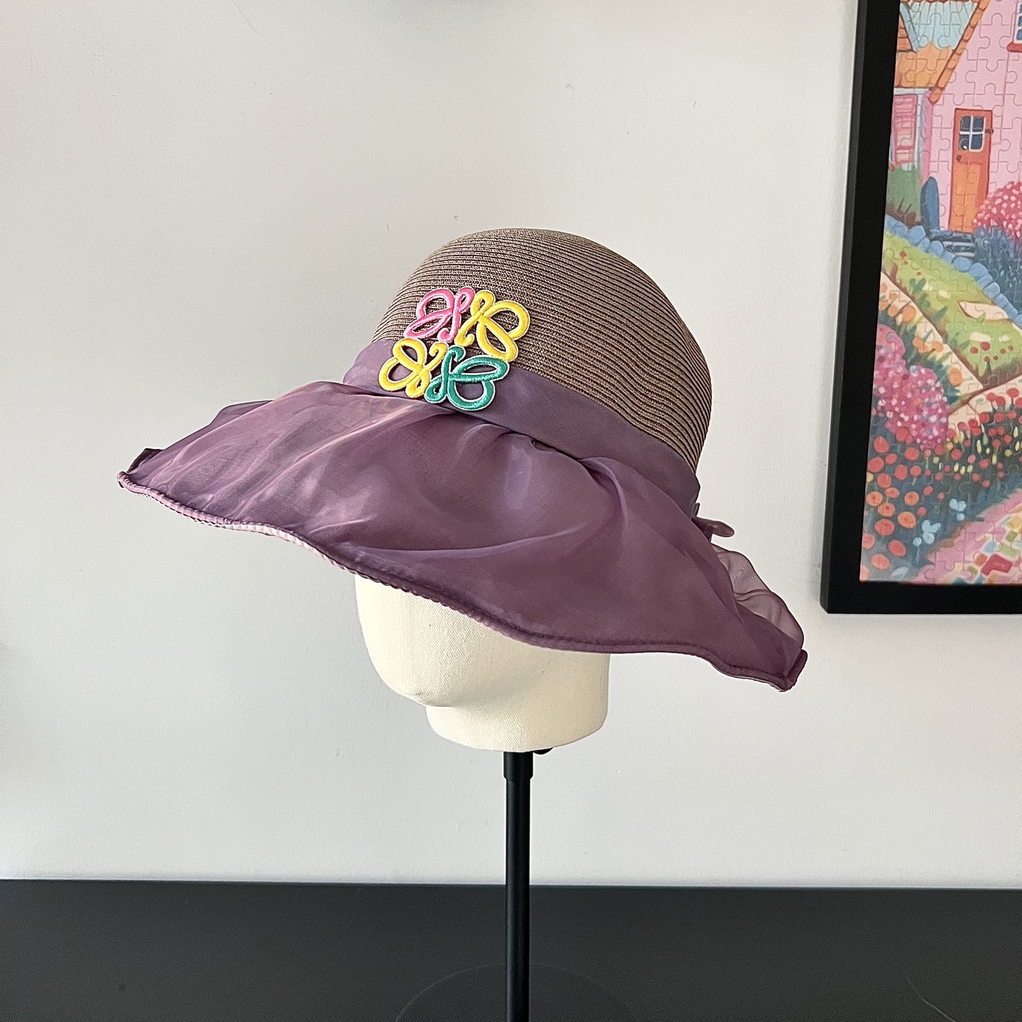 NO:365802,Special dust bag [LOEWE] 2025 new Ougenya simple fisherman hat Unique design ~ Japanese simple hat Fisherman hat Baseball hat Knit hat, hat, loewe, loewe, espadrilles, hats特配防尘袋【LOEWE罗意威】2025新款欧根纱款简约渔夫帽 独特设计～日系简约的一款帽子渔夫帽棒球帽针织帽,帽子,loewe,loewe,espadrilles,hats,hat