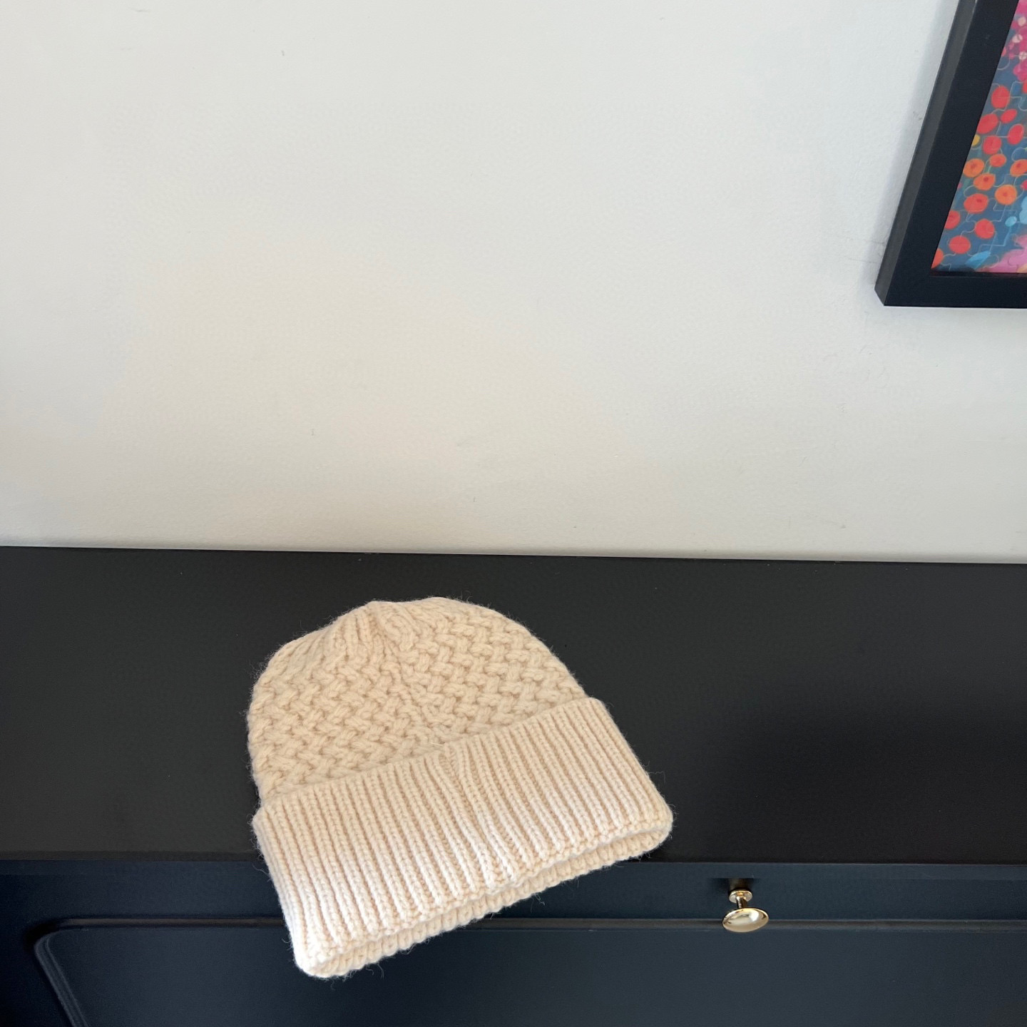 💛配防尘袋。【MIUMIU缪缪】2025新款麻花亮色搭配针织毛线帽，时尚简约#保暖款