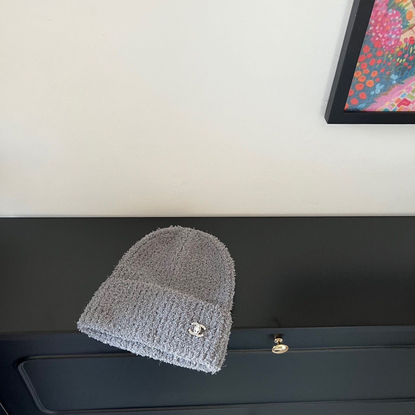 💛配防尘袋。【Chanel香奈儿】2025新款亮丝小香风精致款针织毛线帽，时尚简约#保暖款