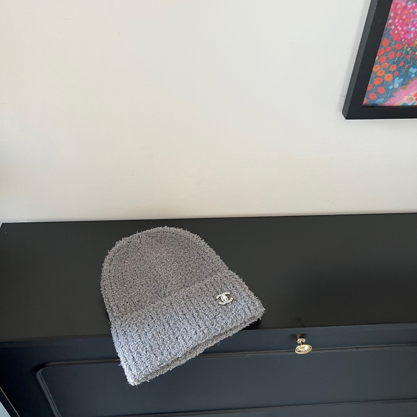 💛配防尘袋。【Chanel香奈儿】2025新款亮丝小香风精致款针织毛线帽，时尚简约#保暖款