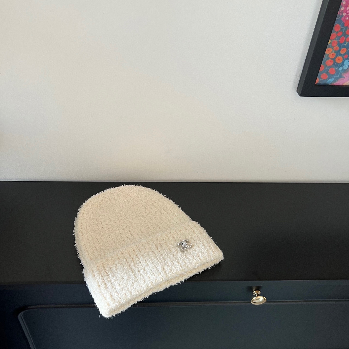 💛配防尘袋。【Chanel香奈儿】2025新款亮丝小香风精致款针织毛线帽，时尚简约#保暖款