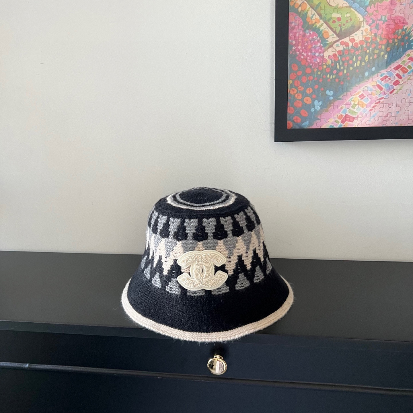 💛配防尘袋【CHANEL香奈儿】2025秋冬新款小香风渔夫帽独特设计～复古文艺的一款