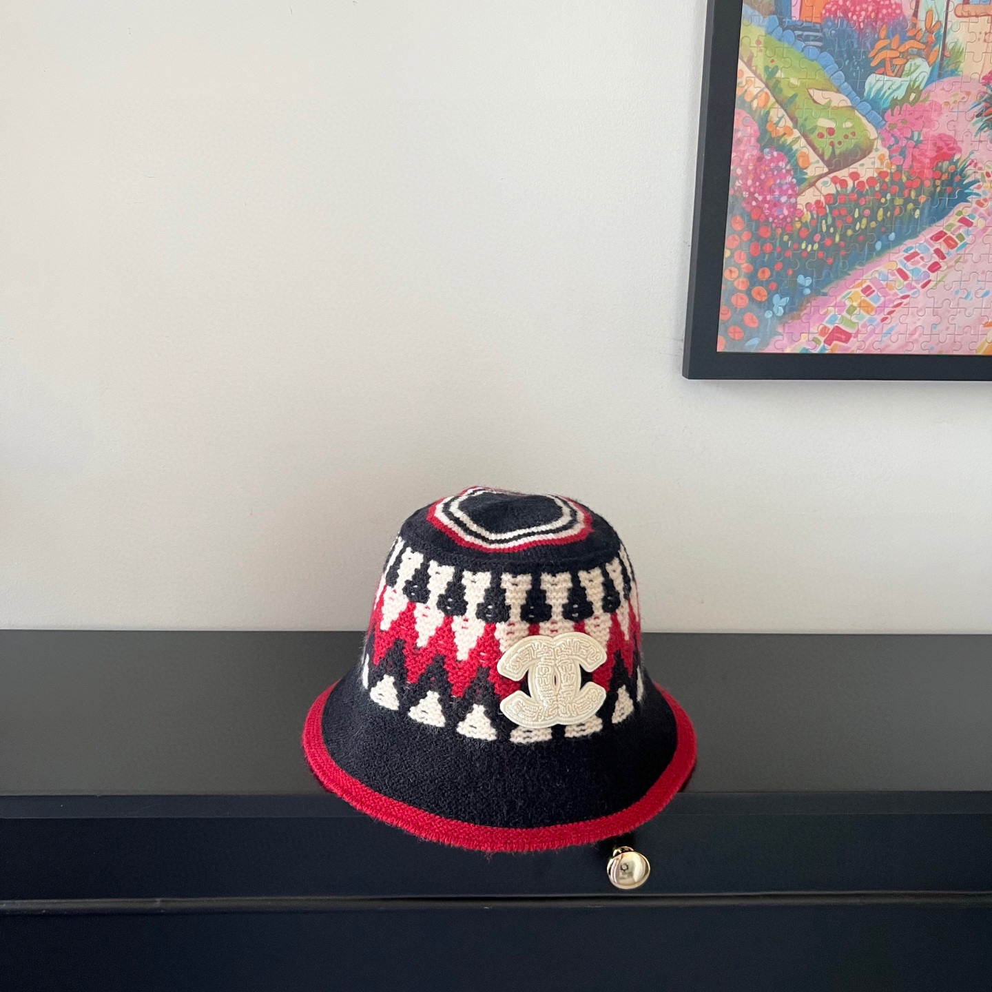 💛配防尘袋【CHANEL香奈儿】2025秋冬新款小香风渔夫帽独特设计～复古文艺的一款