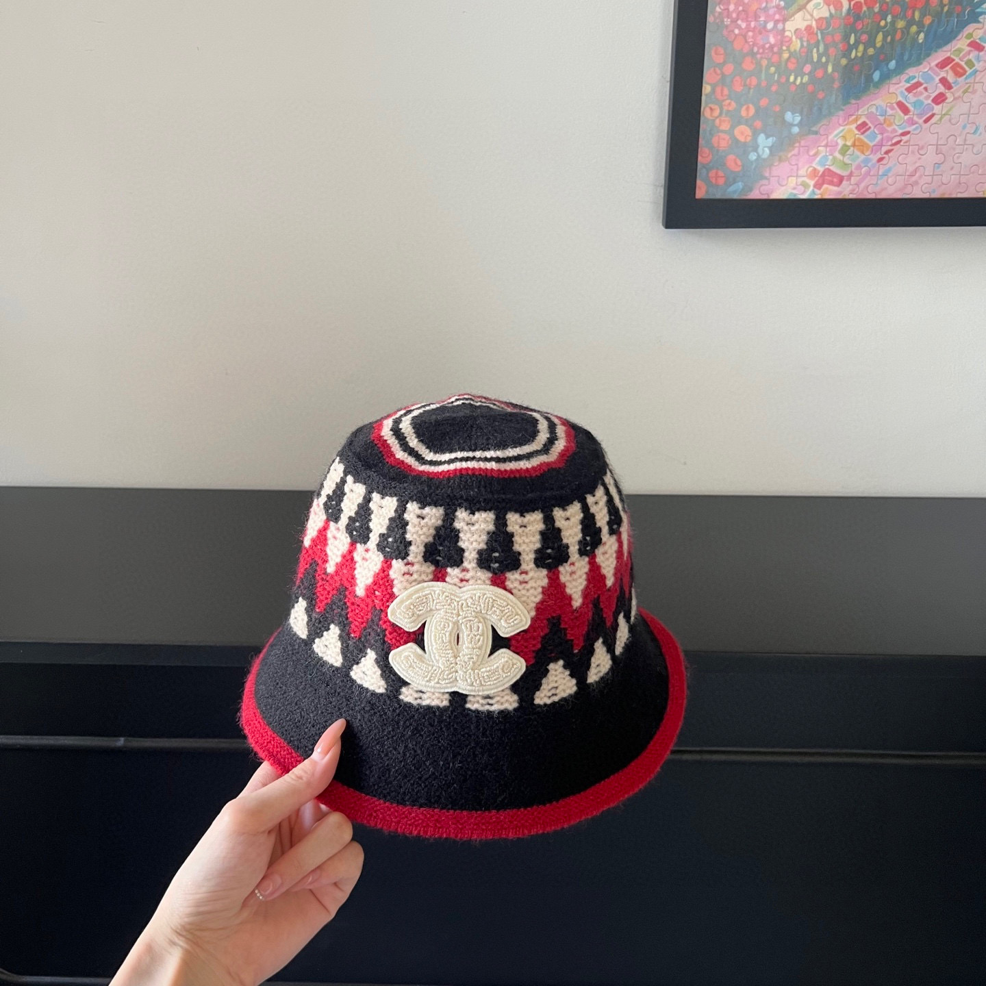 💛配防尘袋【CHANEL香奈儿】2025秋冬新款小香风渔夫帽独特设计～复古文艺的一款