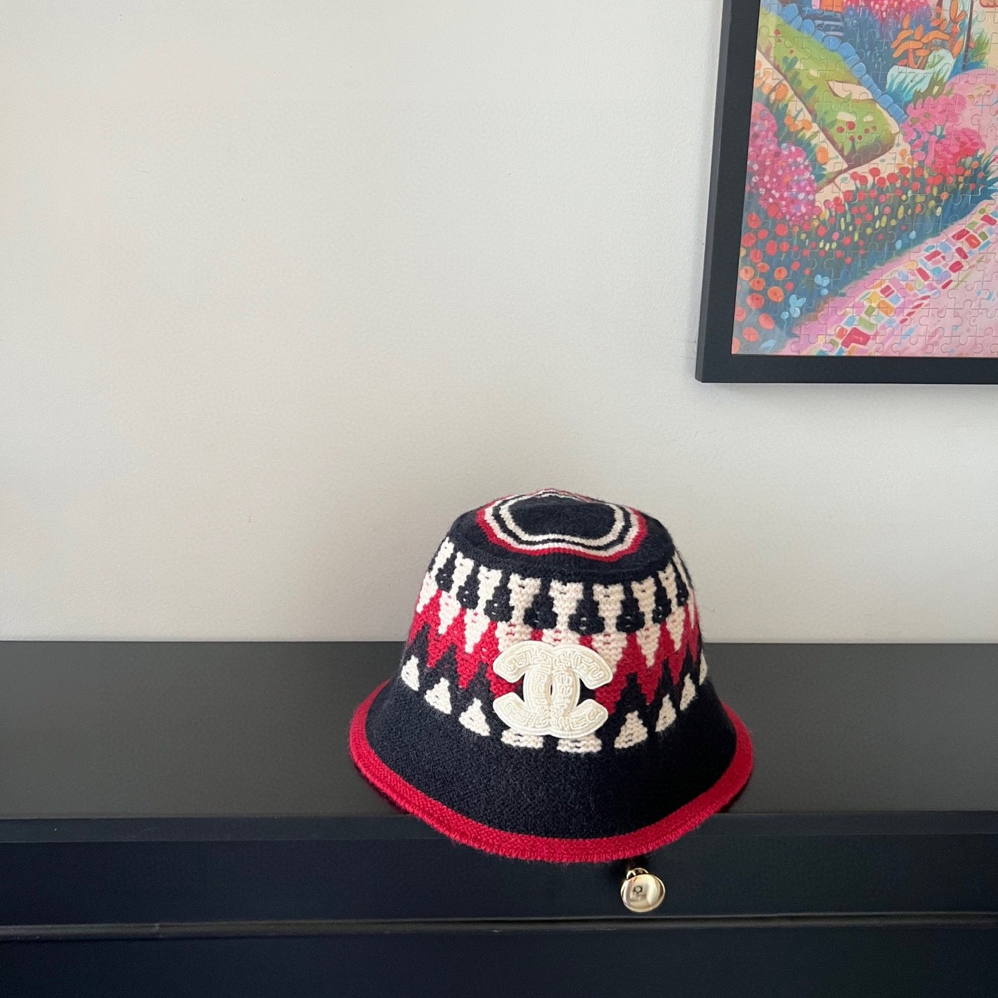 💛配防尘袋【CHANEL香奈儿】2025秋冬新款小香风渔夫帽独特设计～复古文艺的一款