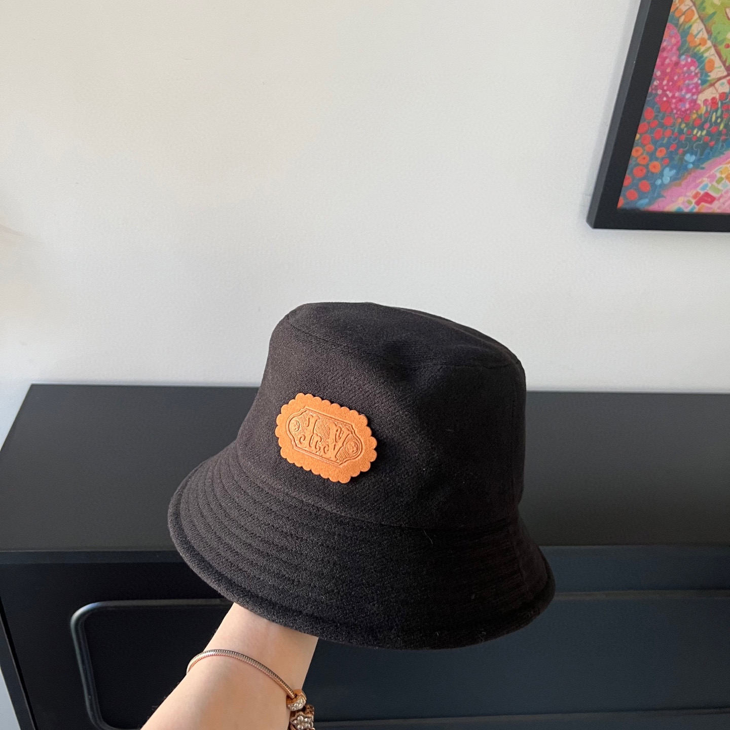 💛配防尘袋【LV路易威登】2025新款羊绒简约渔夫帽独特设计～防晒百搭的一款