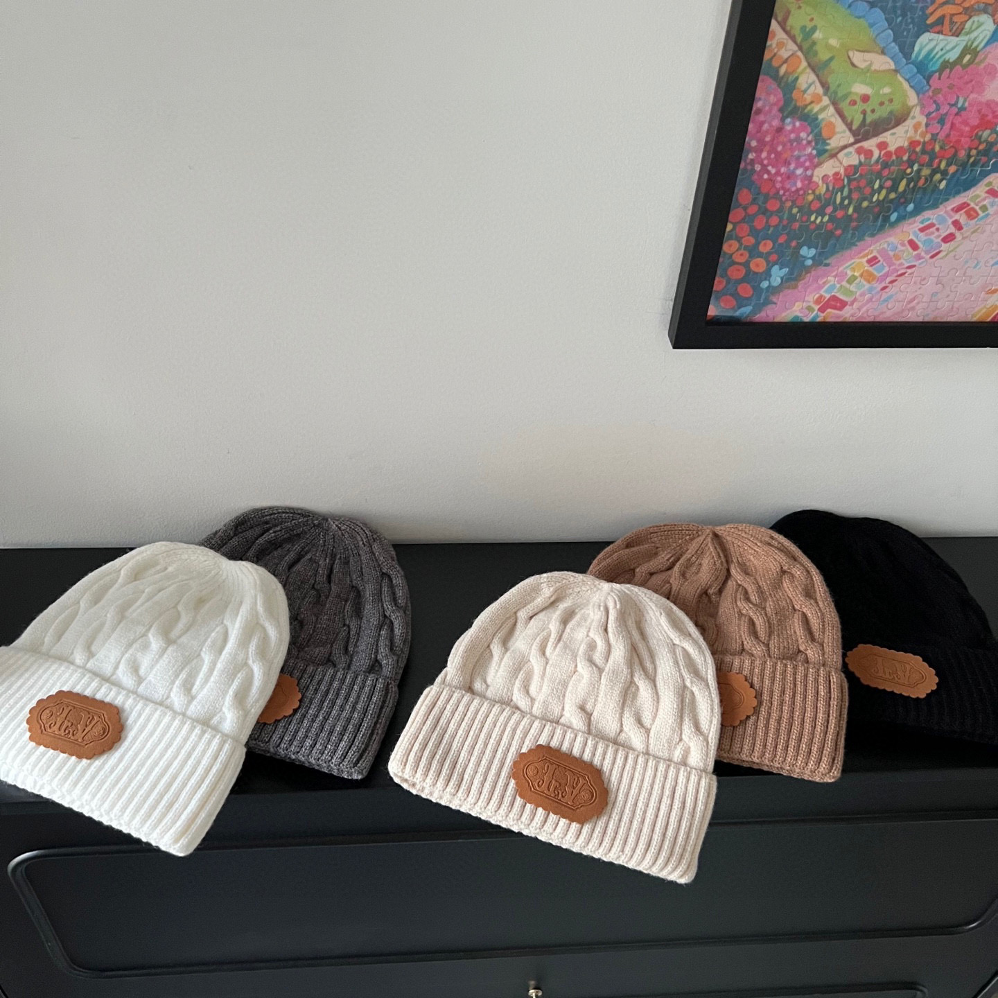 特💛配防尘袋。【lv路易威登】2025新款麻花男女精致款针织毛线帽，时尚简约#保暖款