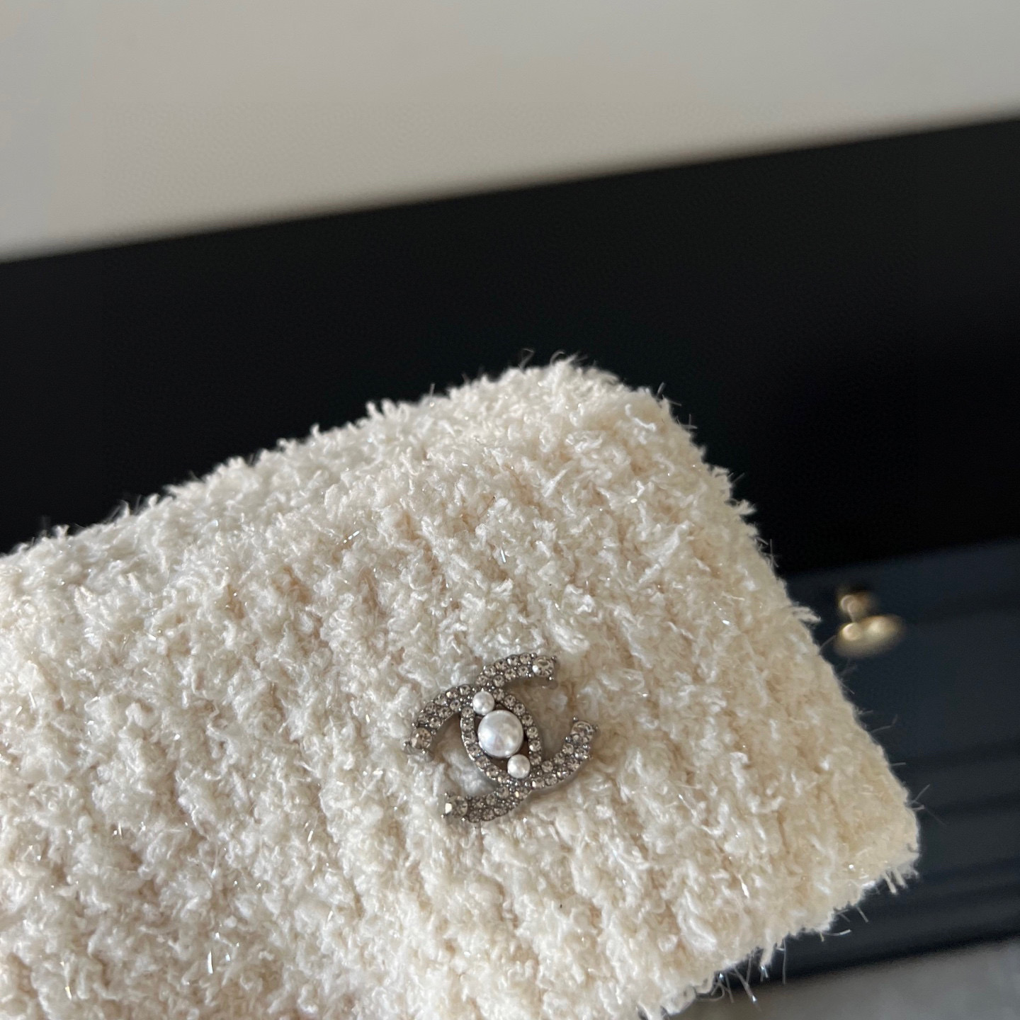 特💛配防尘袋。【Chanel香奈儿】2025新款亮丝小香风精致款针织毛线帽，时尚简约#保暖款