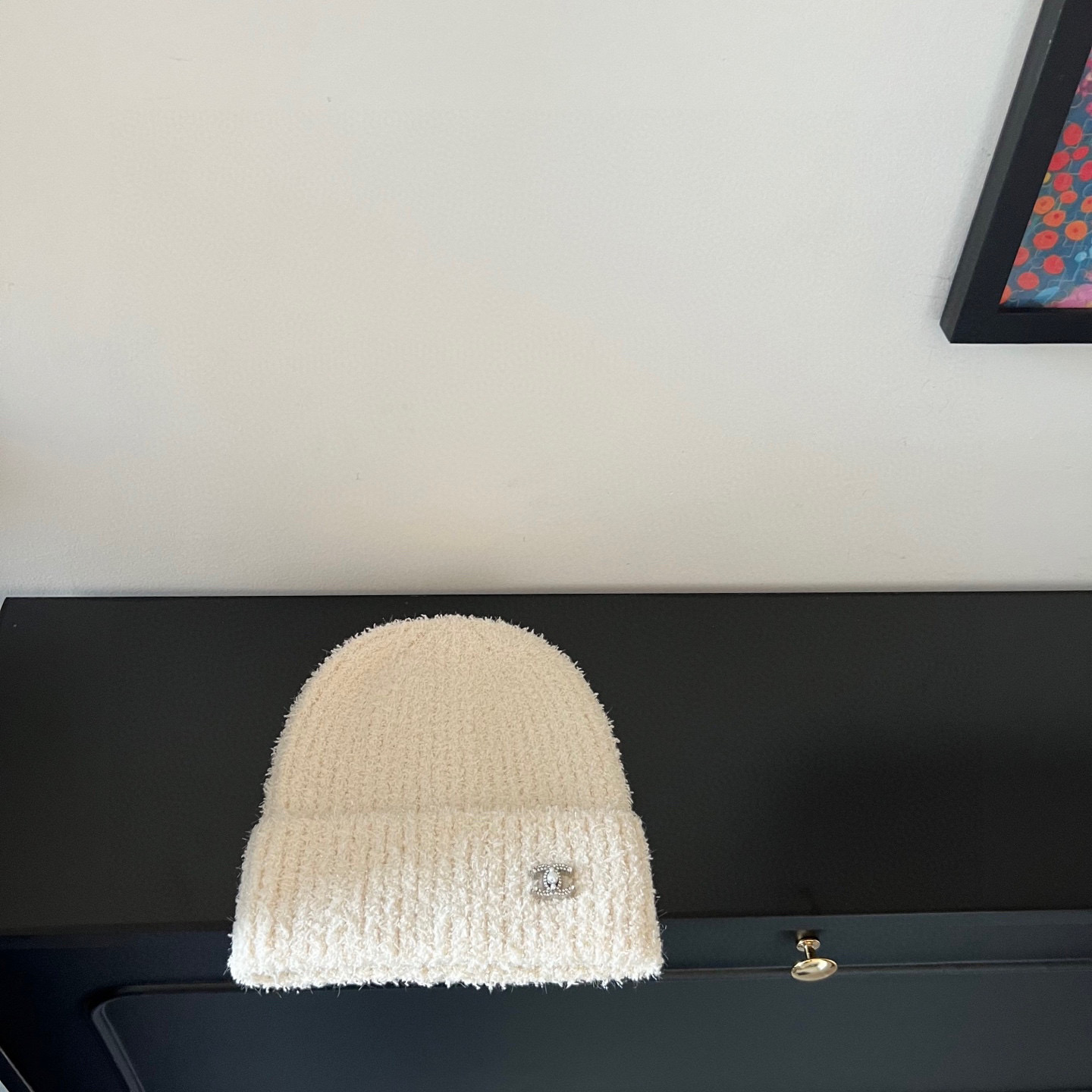 特💛配防尘袋。【Chanel香奈儿】2025新款亮丝小香风精致款针织毛线帽，时尚简约#保暖款